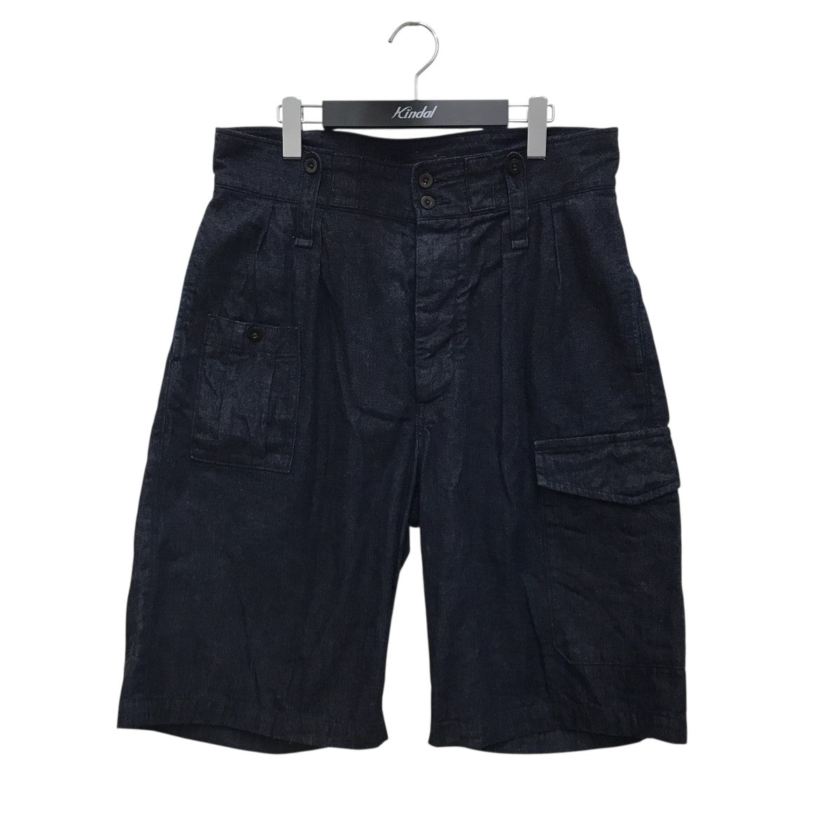 NIGEL CABOURN 25SSBATTLE DRESS SHORT 10oz DENIMハーフパンツ8050-00-51030 古着・中古-1枚目のアイテム画像