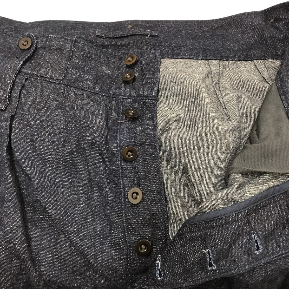 NIGEL CABOURN 25SSBATTLE DRESS SHORT 10oz DENIMハーフパンツ8050-00-51030 古着・中古-3枚目のアイテム画像