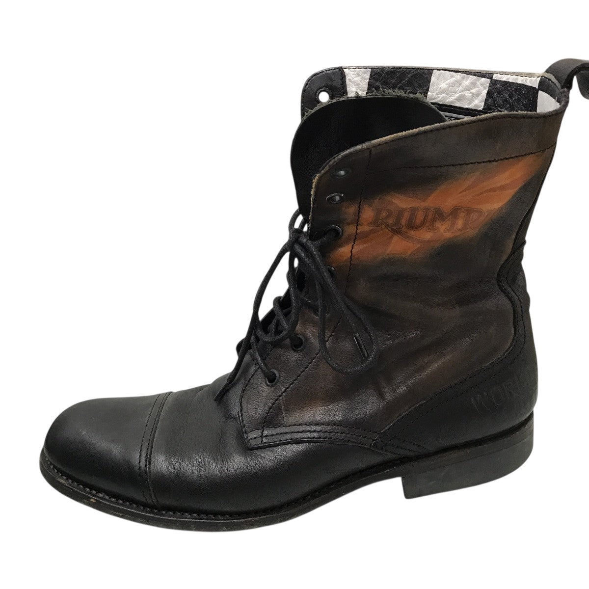 TRIUMPH×Paul Smith レースアップブーツ9557 古着・中古-2枚目のアイテム画像