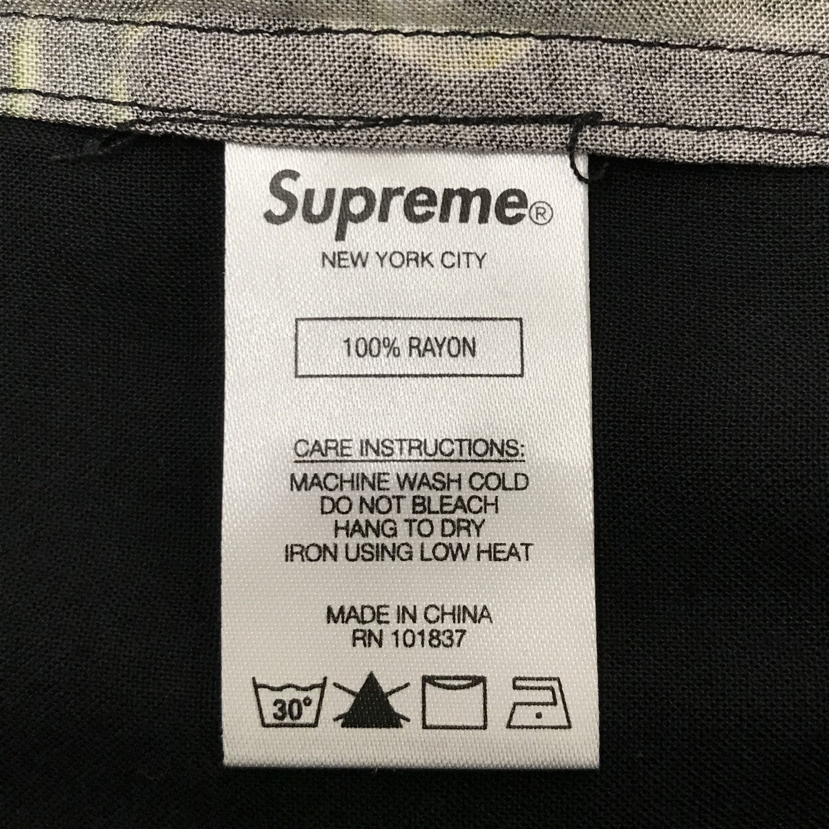 Supreme 19AWThe Velvet Undergroundシャツ 古着・中古-4枚目のアイテム画像