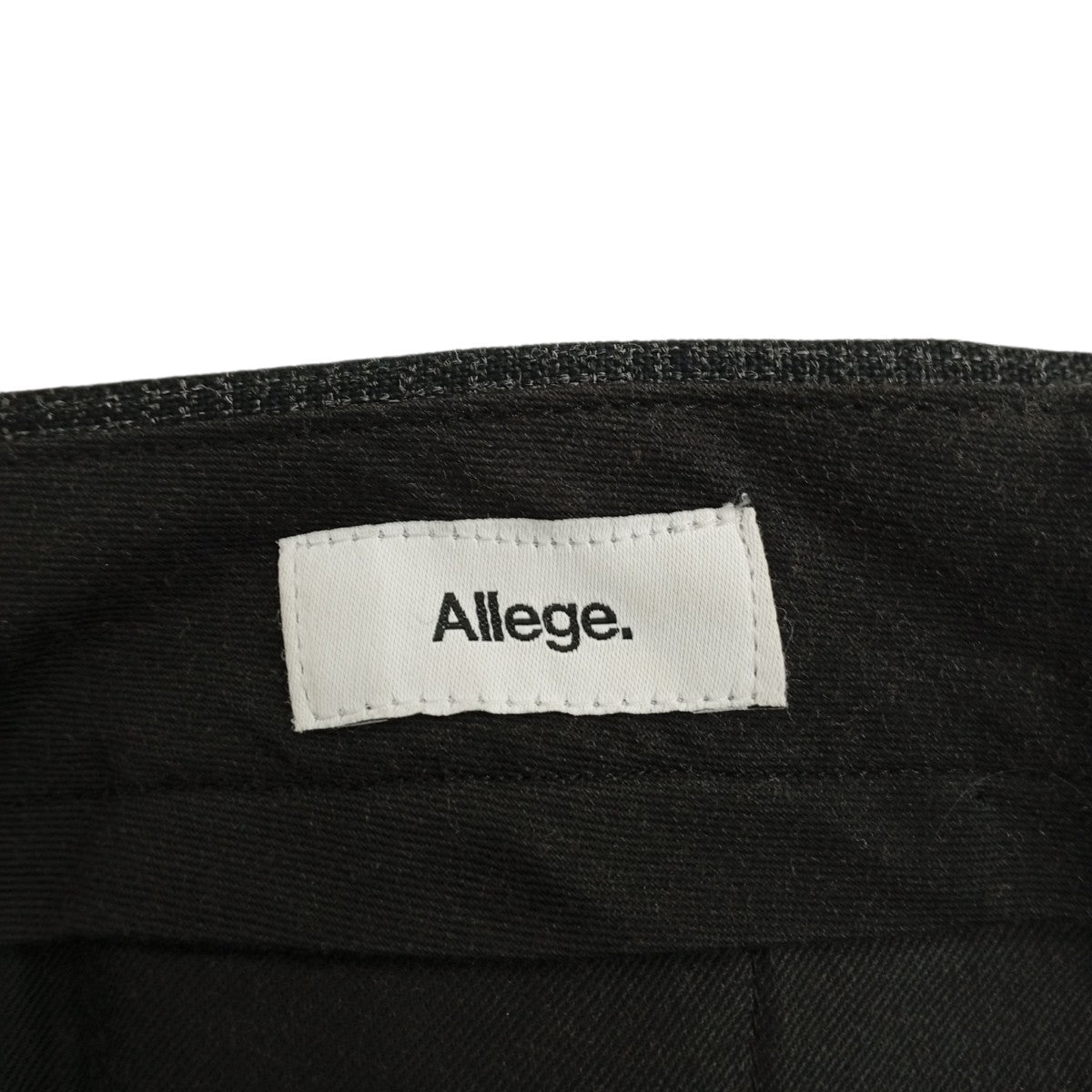 ALLEGE チェックスラックスAH17W-STU-PT01 古着・中古-4枚目のアイテム画像