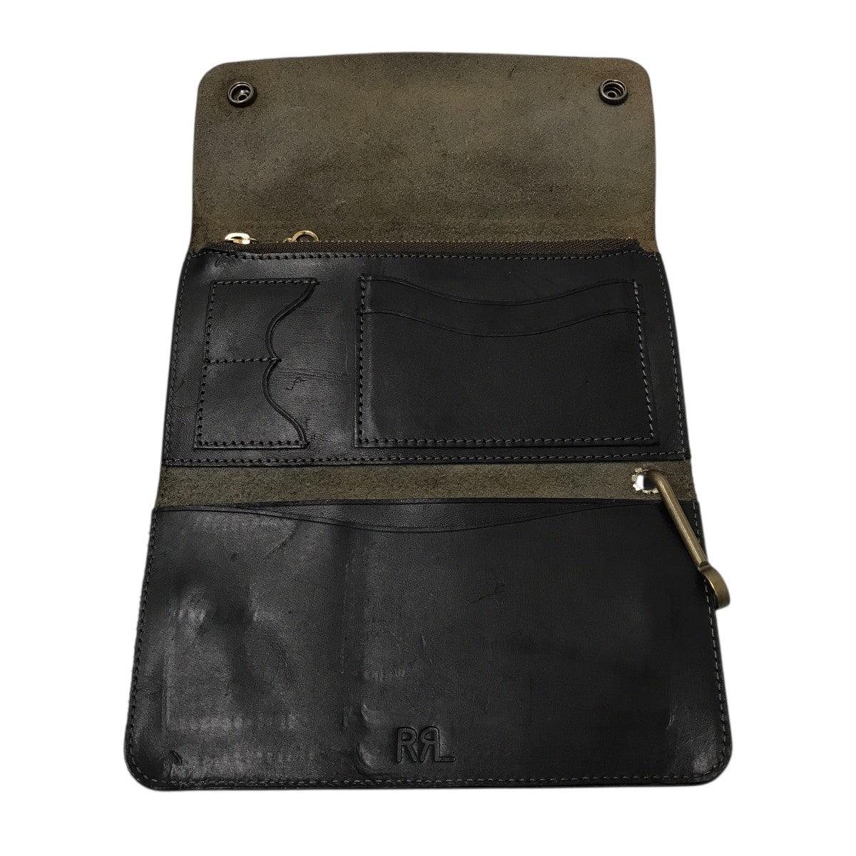 DOUBLE RL rrl財布　コンチョウォレット Double RL 新品 ダブルアールエル CONCHO LEATHER WALLET