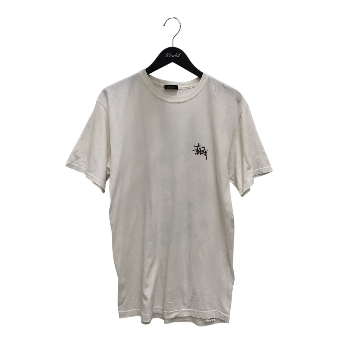 STUSSY ステューシー ワンポイント刺繍Tシャツ グレー Mサイズ STUSSY ステューシー International インターナショナル USA製 T