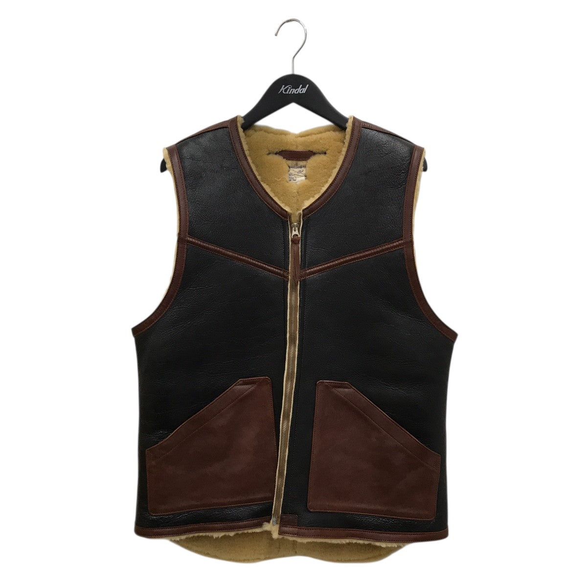 THE REAL McCOY'S(リアルマッコイズ) ベストC3 C3 ブラウン サイズ L