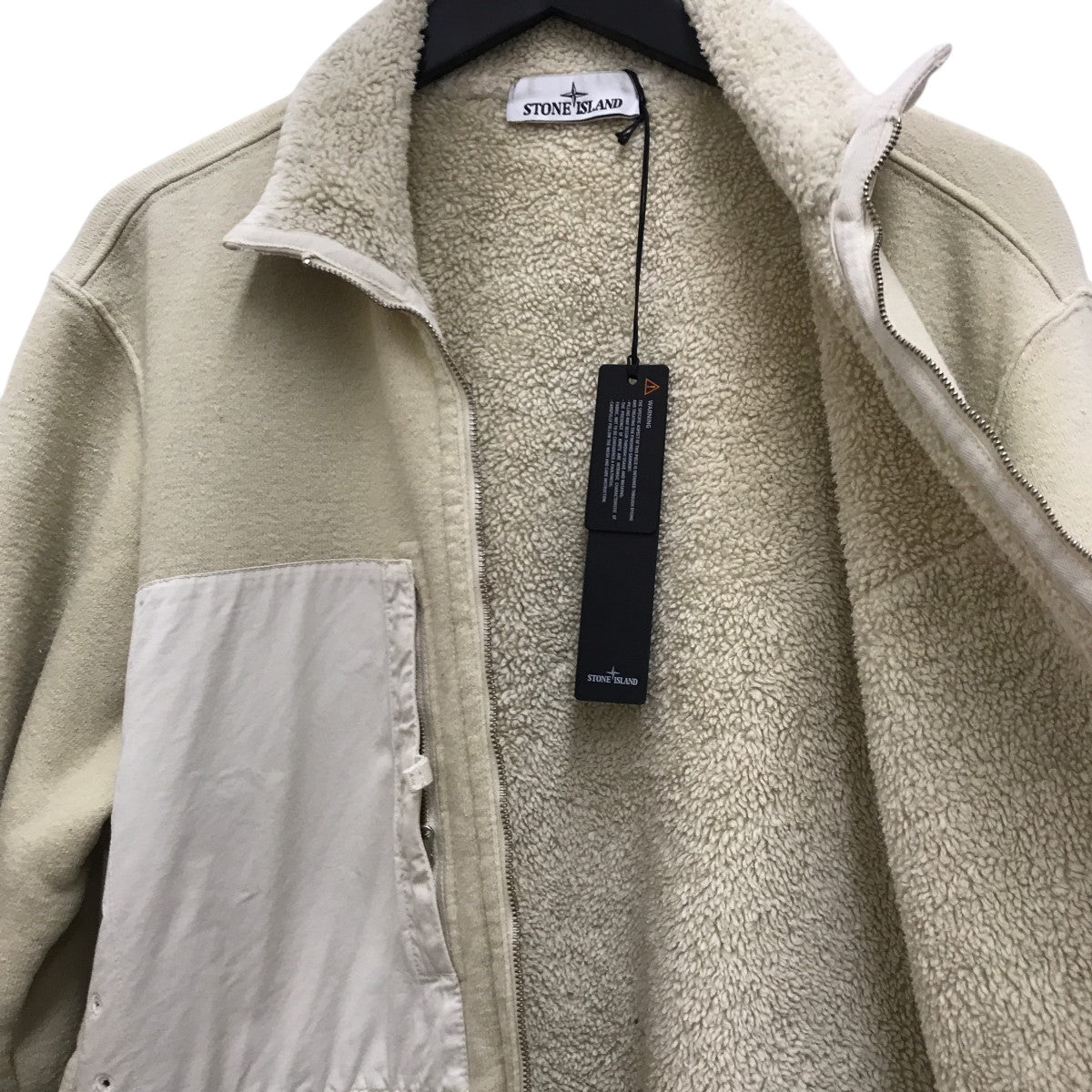STONE ISLAND(ストーンアイランド) PLATED TERRY FLEECEフリース