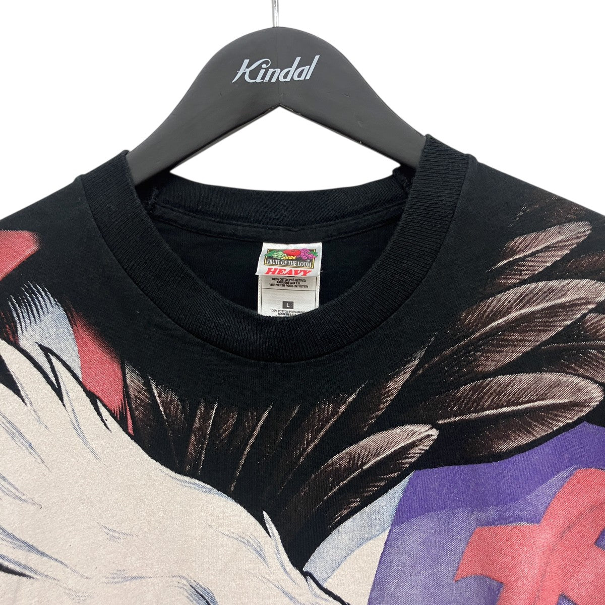 FRUIT OF THE LOOM 90’s イーグルTシャツ 古着・中古-4枚目のアイテム画像