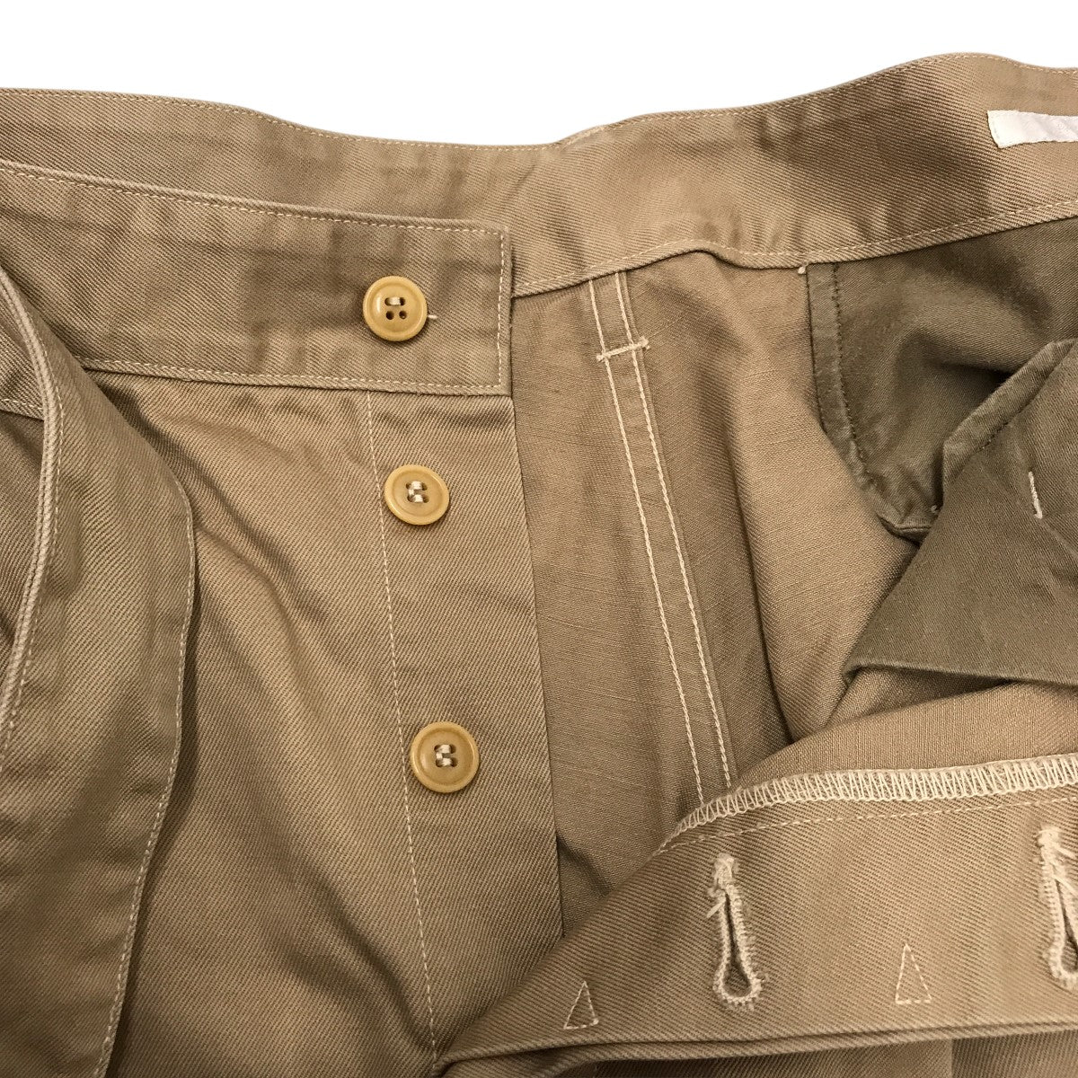 COMOLI ベルテッドチノ　サイズ3 COMOLI Belted Chino Pants | 大阪心斎橋のメンズ洋服のセレクト