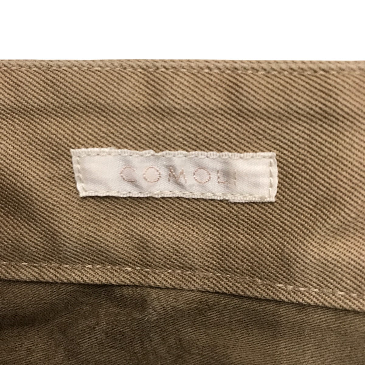 comoli ベルテッドチノ　サイズ3 COMOLI Belted Chino Pants | 大阪心斎橋のメンズ洋服のセレクト