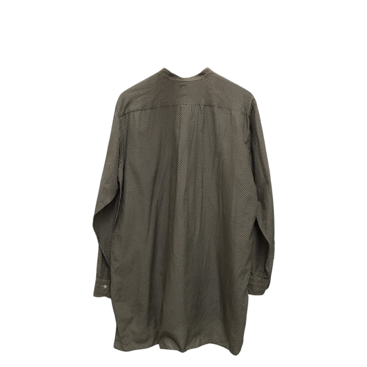 COMOLI コモリ シルクスキッパーシャツ K01-02014 ブラウン系 1 COMOLI コモリ 17SS シルクスキッパーシャツ K01-02014 ブラウン