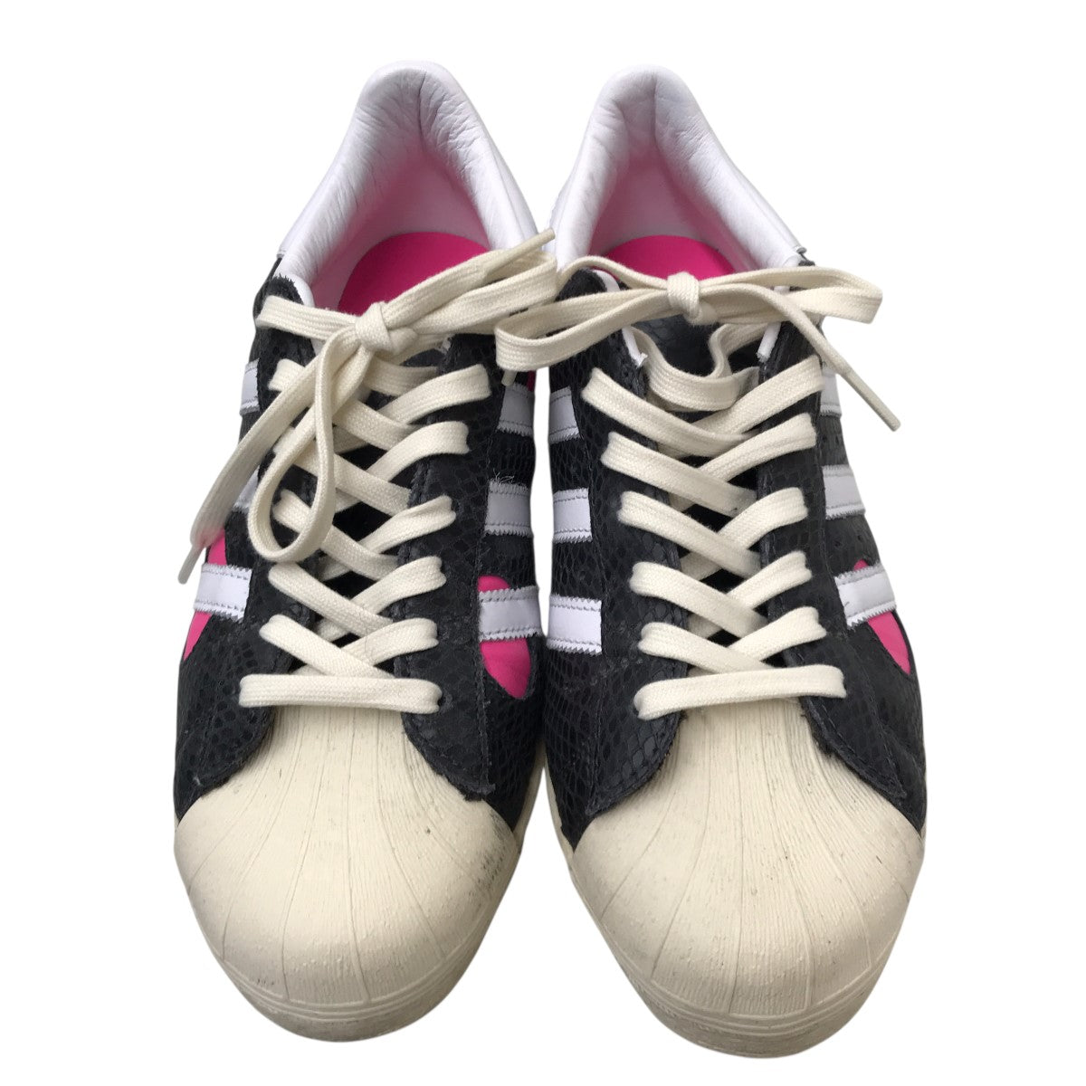 adidas×FACE OKA SUPERSTAR 82スニーカーIG4125 IG4125 ブラック