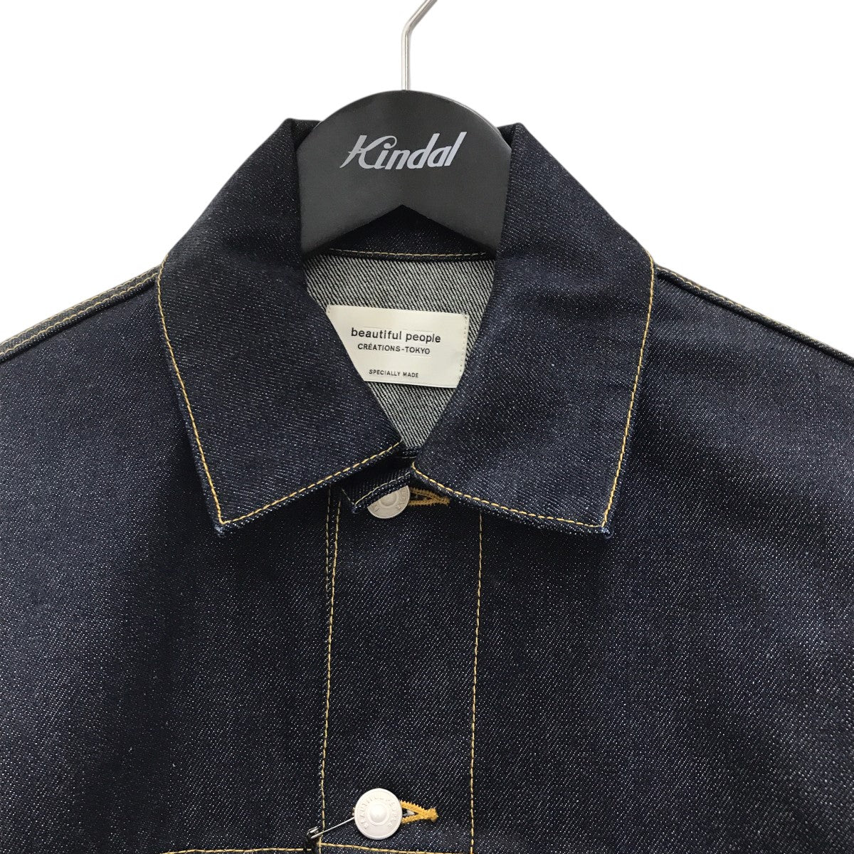 ビューティフルピープル　デニムジャケット　38 beautiful people(ビューティフルピープル) selvedge denim big