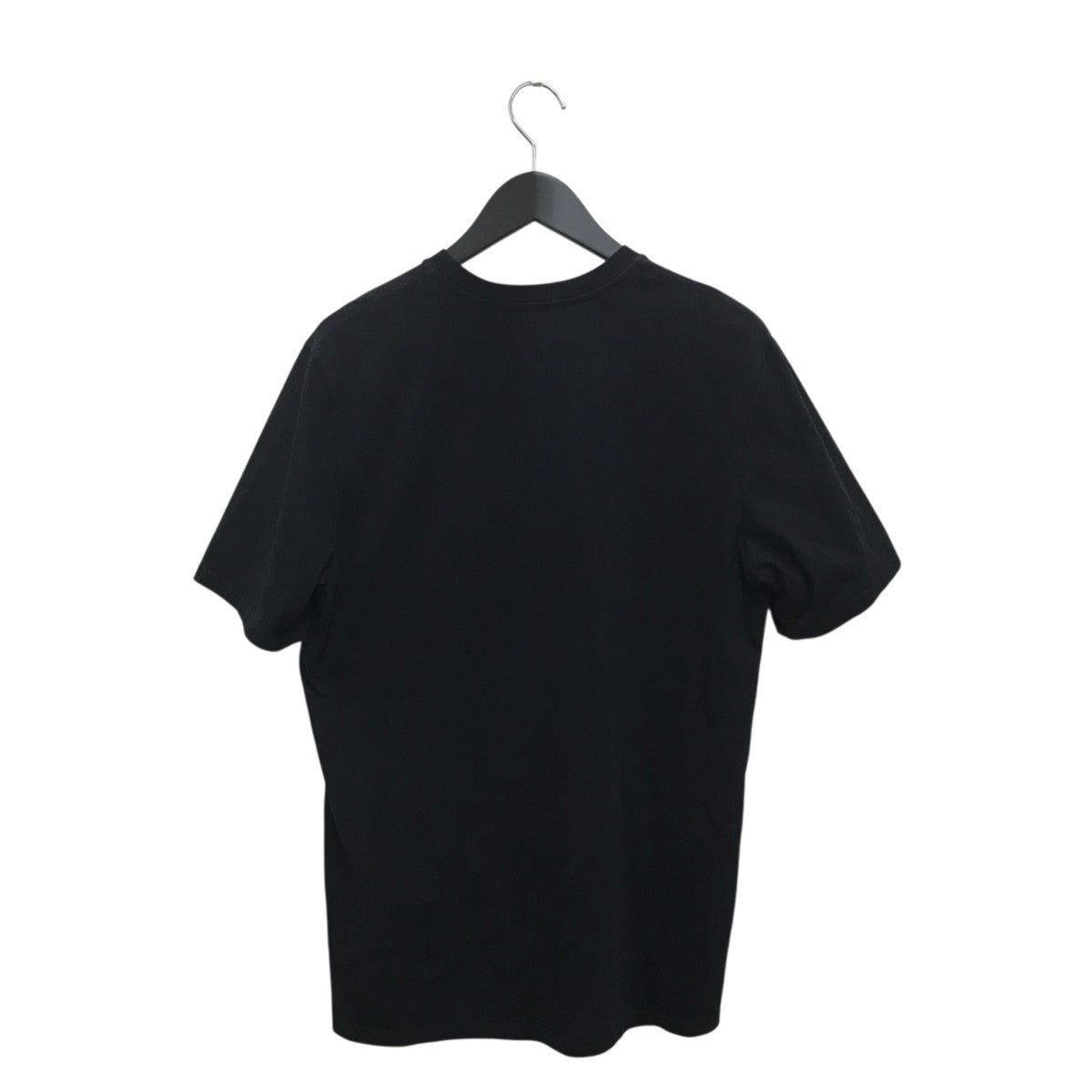 MSGM エムエスジーエム 長袖Tシャツ L 黒 イタリア製 MSGM】 【「TheMwave」モノグラムパッチ ロングスリーブTシャツ