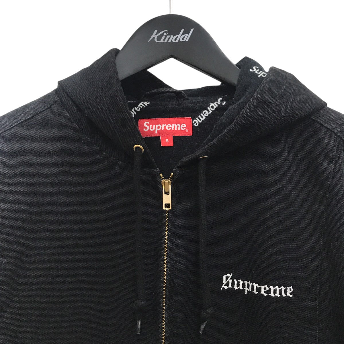 ジャケット・アウター Supreme 17SS Hooded Work Jacket Supreme x Vanson Leathers】Hooded Work Jacket☆Suede☆24FW