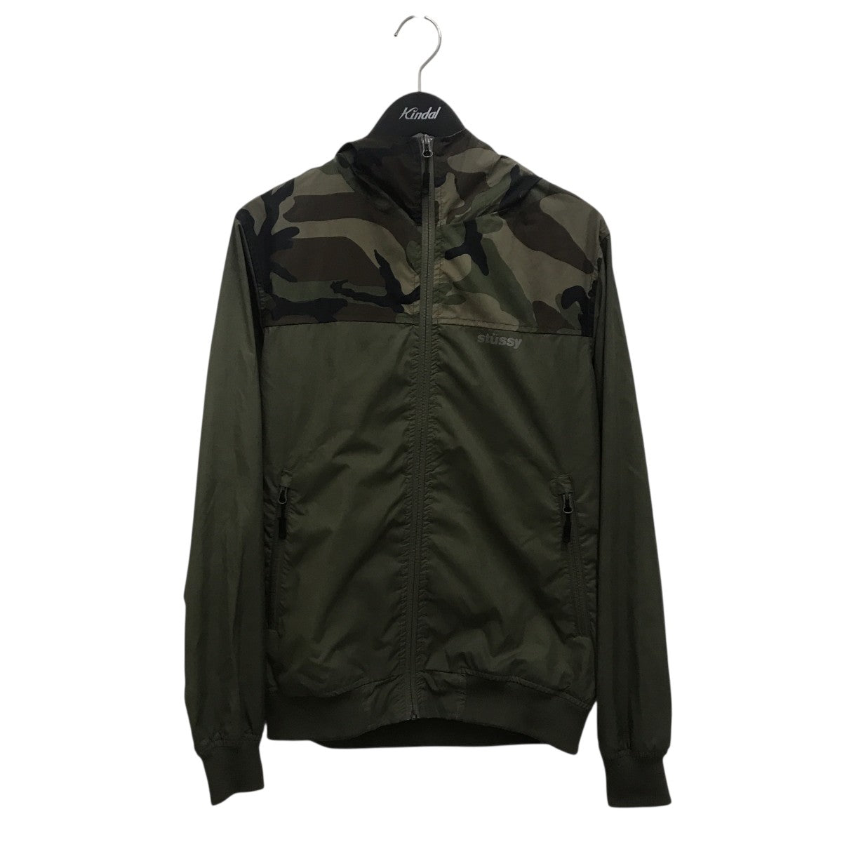 希少！STUSSY ステューシー ナイロンジャケット マウンテンパーカー stussy(ステューシー) マウンテンパーカーカモフラージュ柄