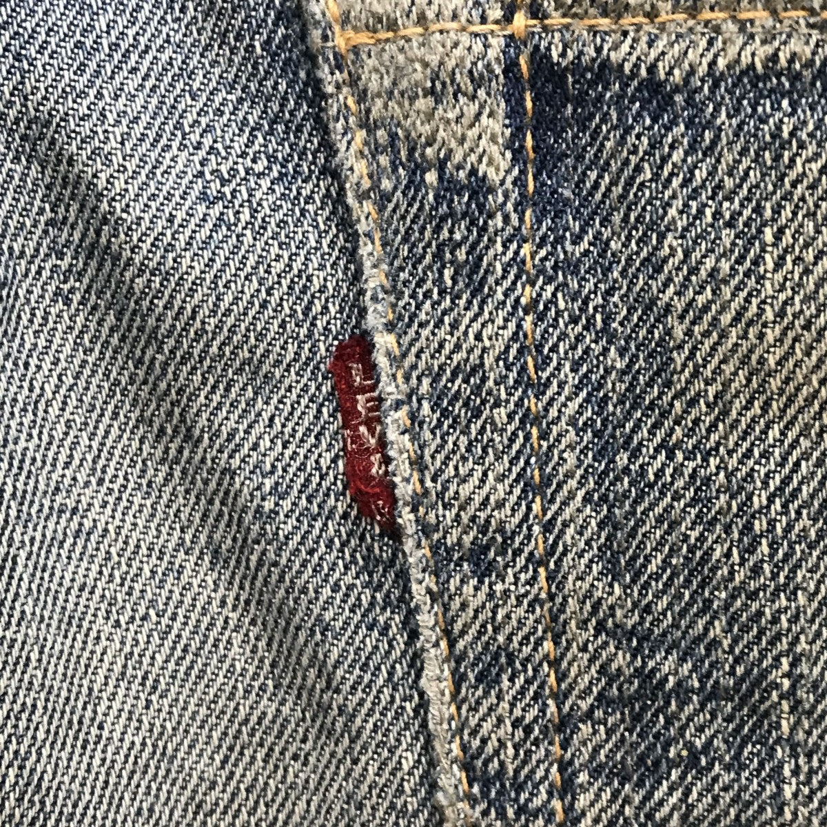 LEVI’S 501ZXX GRIPPER 均等V オフセットループデニムパンツ 古着・中古-4枚目のアイテム画像