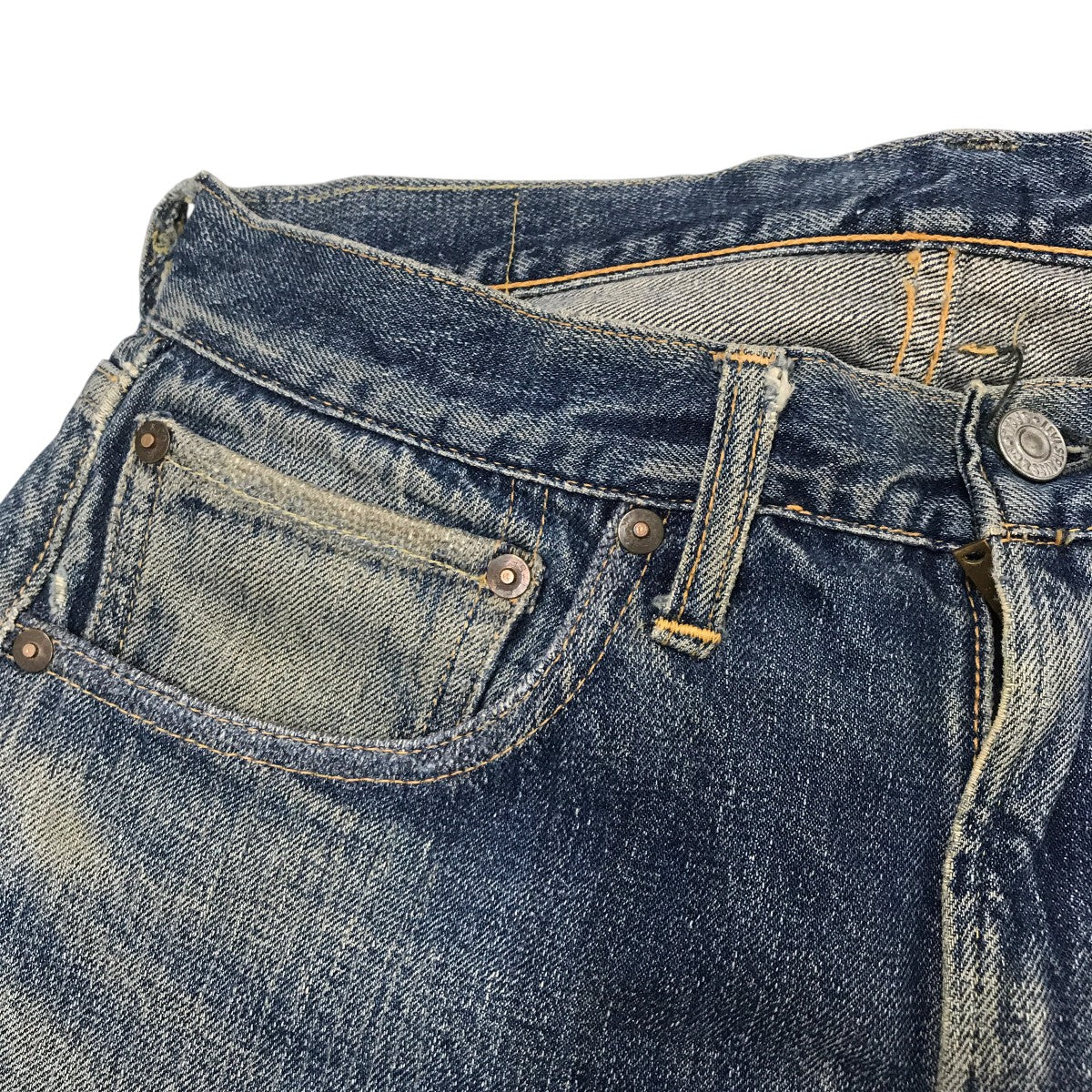 LEVI’S 501ZXX GRIPPER 均等V オフセットループデニムパンツ 古着・中古-5枚目のアイテム画像