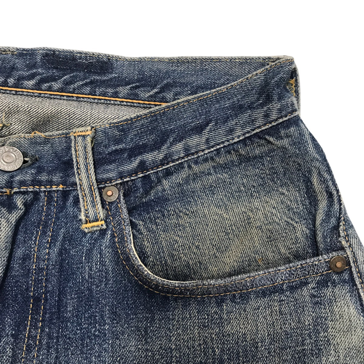 LEVI’S 501ZXX GRIPPER 均等V オフセットループデニムパンツ 古着・中古-6枚目のアイテム画像
