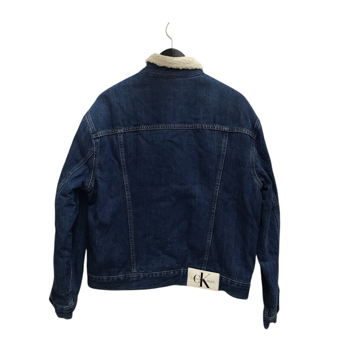 美品90s  デニムボアジャケット 古着 カルバンクライン 古着 90年代～ カルバンクライン Calvin klein JEANS ブラック