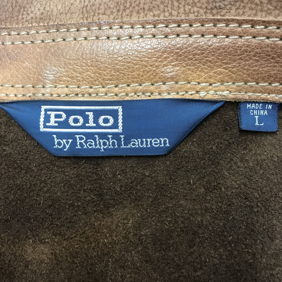 POLO RALPH LAUREN フリンジ カービング ウエスタンレザージャケット 古着・中古-3枚目のアイテム画像