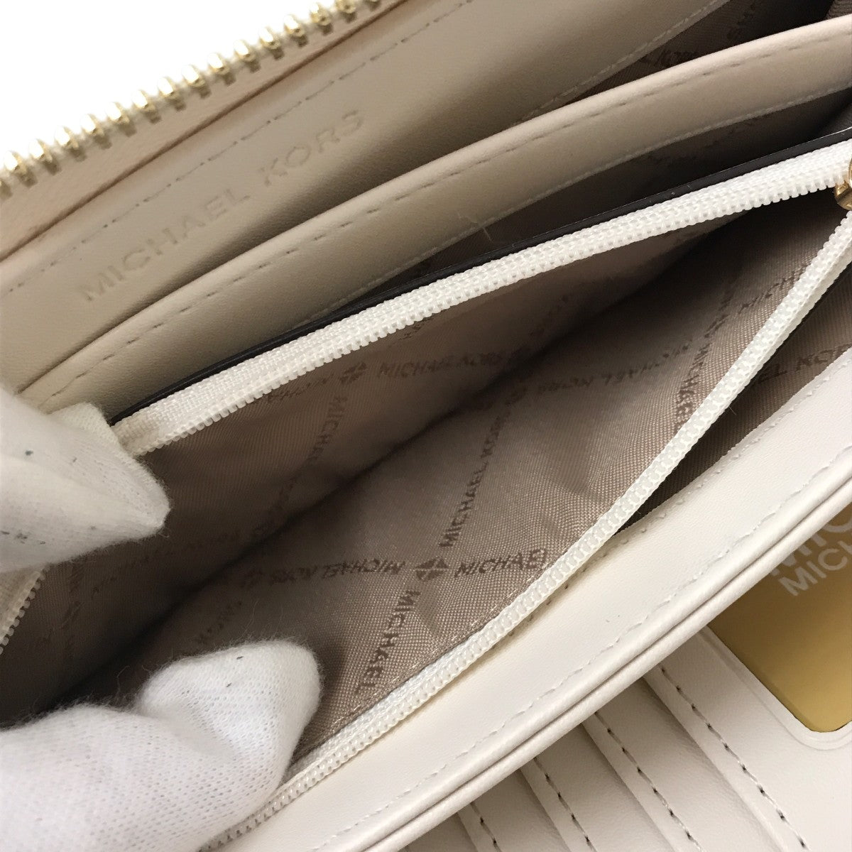 MICHAEL KORS(マイケルコース) JET SET TRAVEL長財布 ベージュ｜【公式