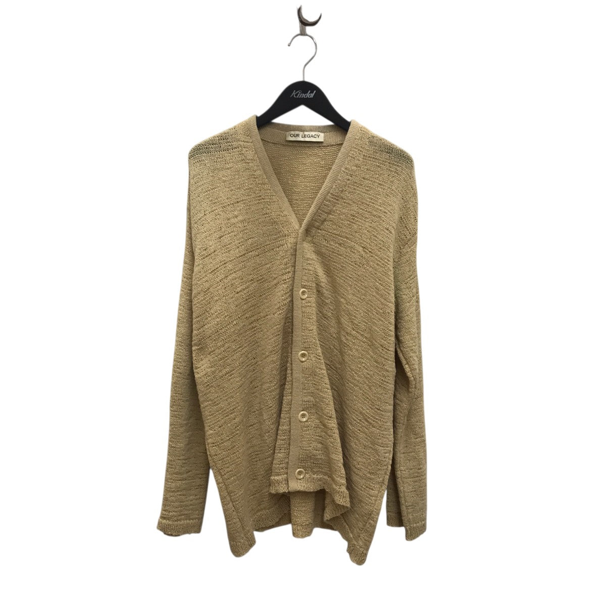 OUR LEGACY ベージュカーディガン　2022 OUR LEGACY ベージュカーディガン 2022 OUR LEGACY ベージュ