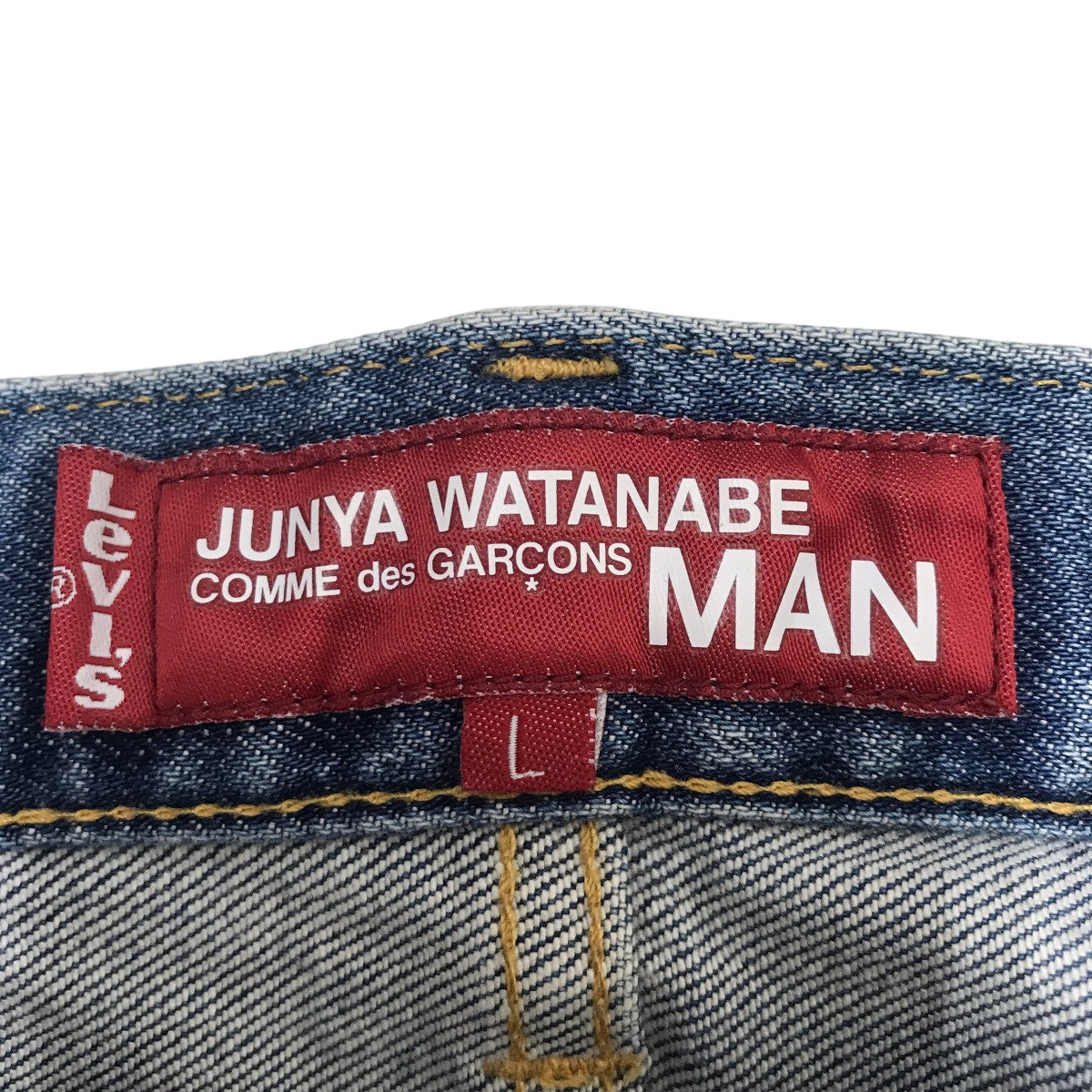 JUNYA WATANABE MAN×LEVI'S AD2018 パッチワークデニムパンツWC