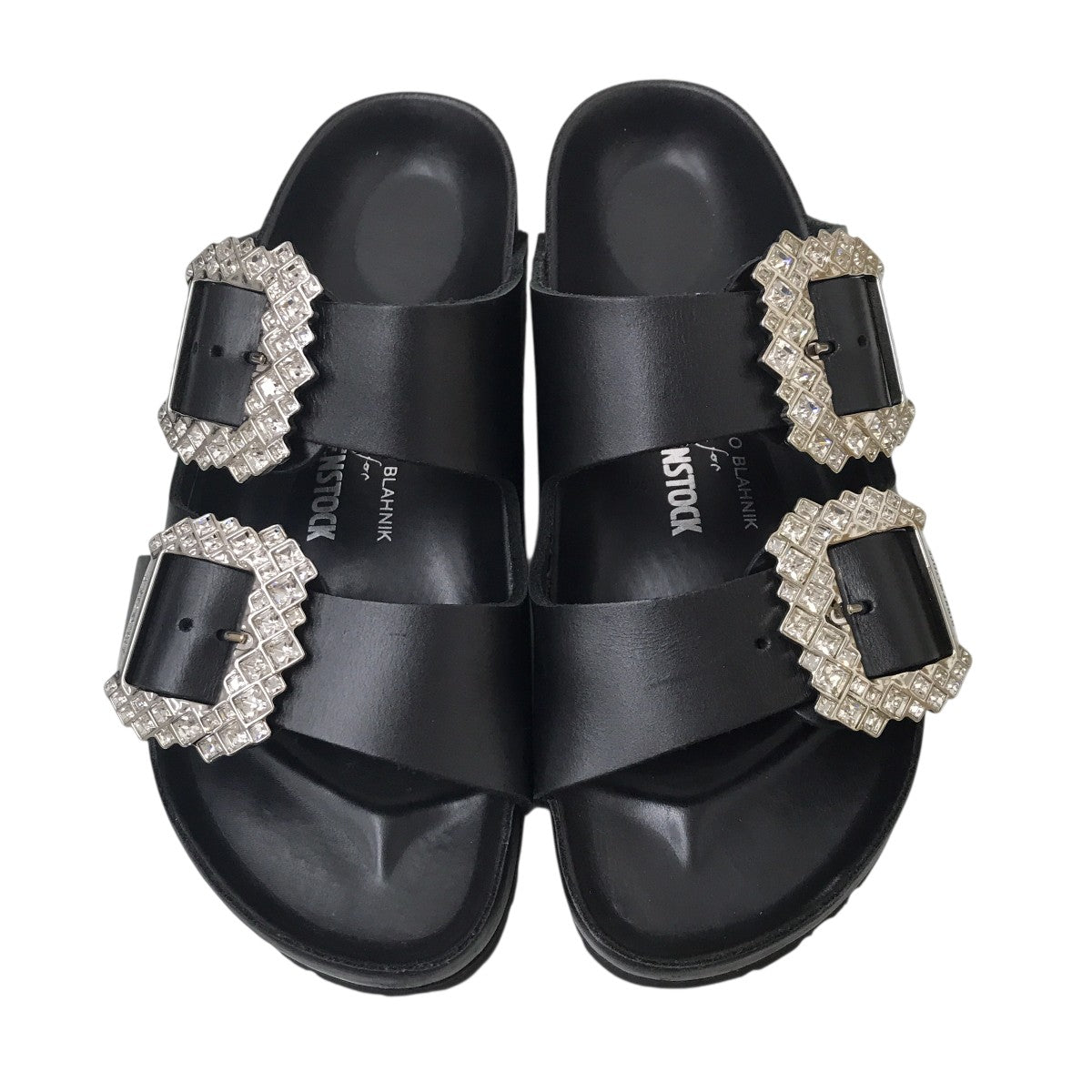 BIRKENSTOCK×Manolo Blahnik Arizona Crystal Buckleサンダル102290 古着・中古-10枚目のアイテム画像