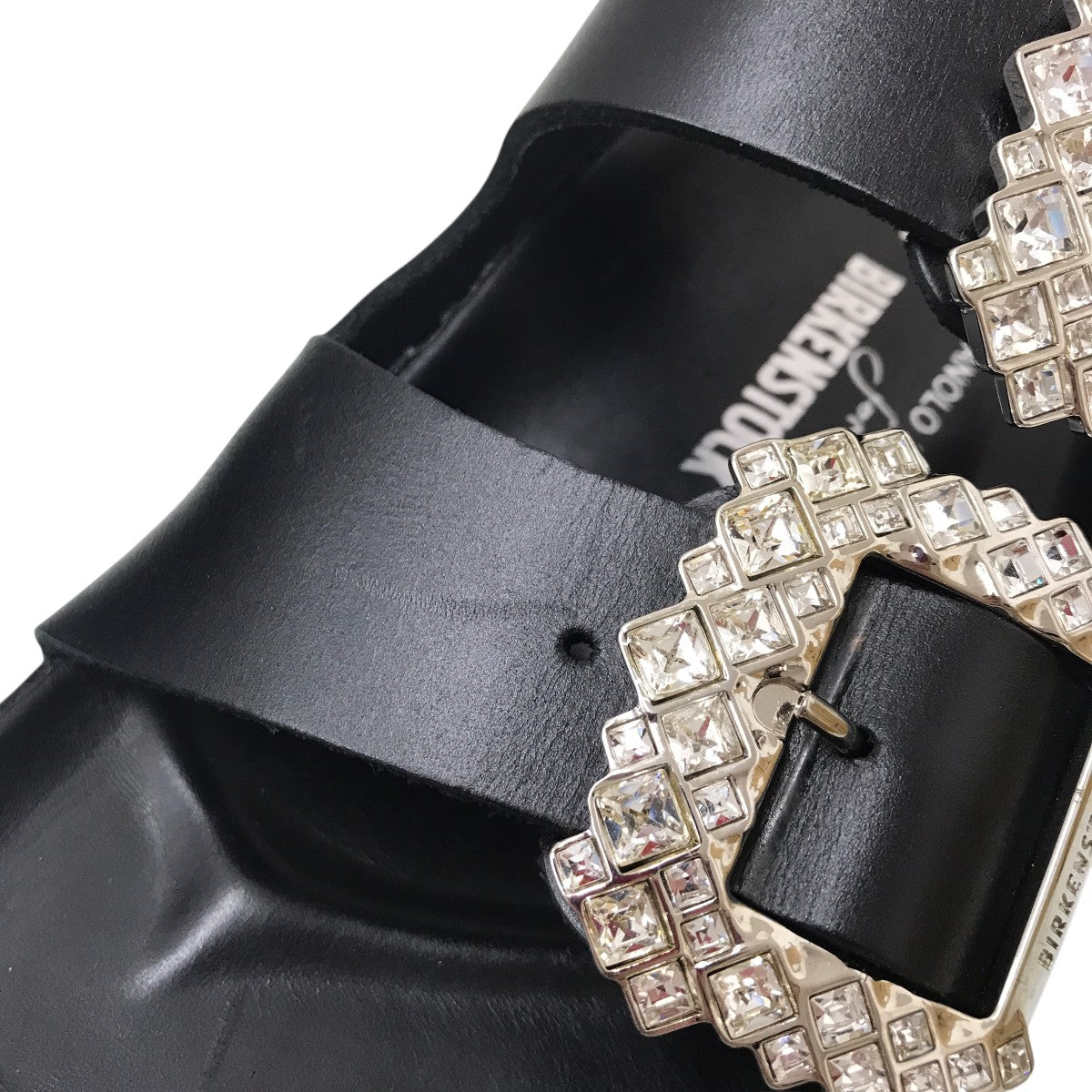 BIRKENSTOCK×Manolo Blahnik Arizona Crystal Buckleサンダル102290 古着・中古-6枚目のアイテム画像