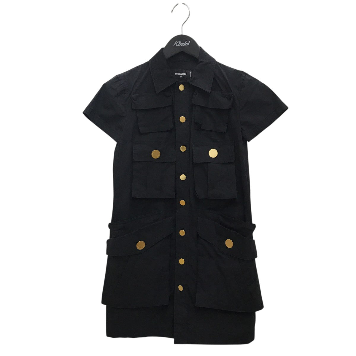 DSQUARED2　 ホールターネック　ワンピース　サイズ38　未使用 DSQUARED2(ディースクエアード) レザーラインパンツ S71KA0636