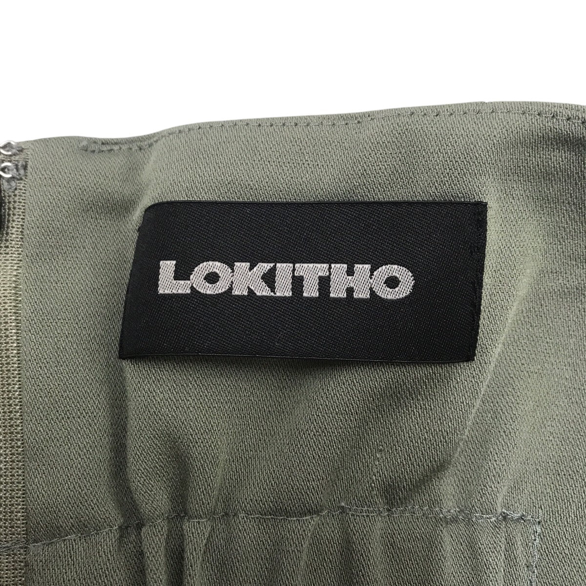LOKITHO(ロキト) EMBROIDRED BELT PANTSハイウエストパンツDL2