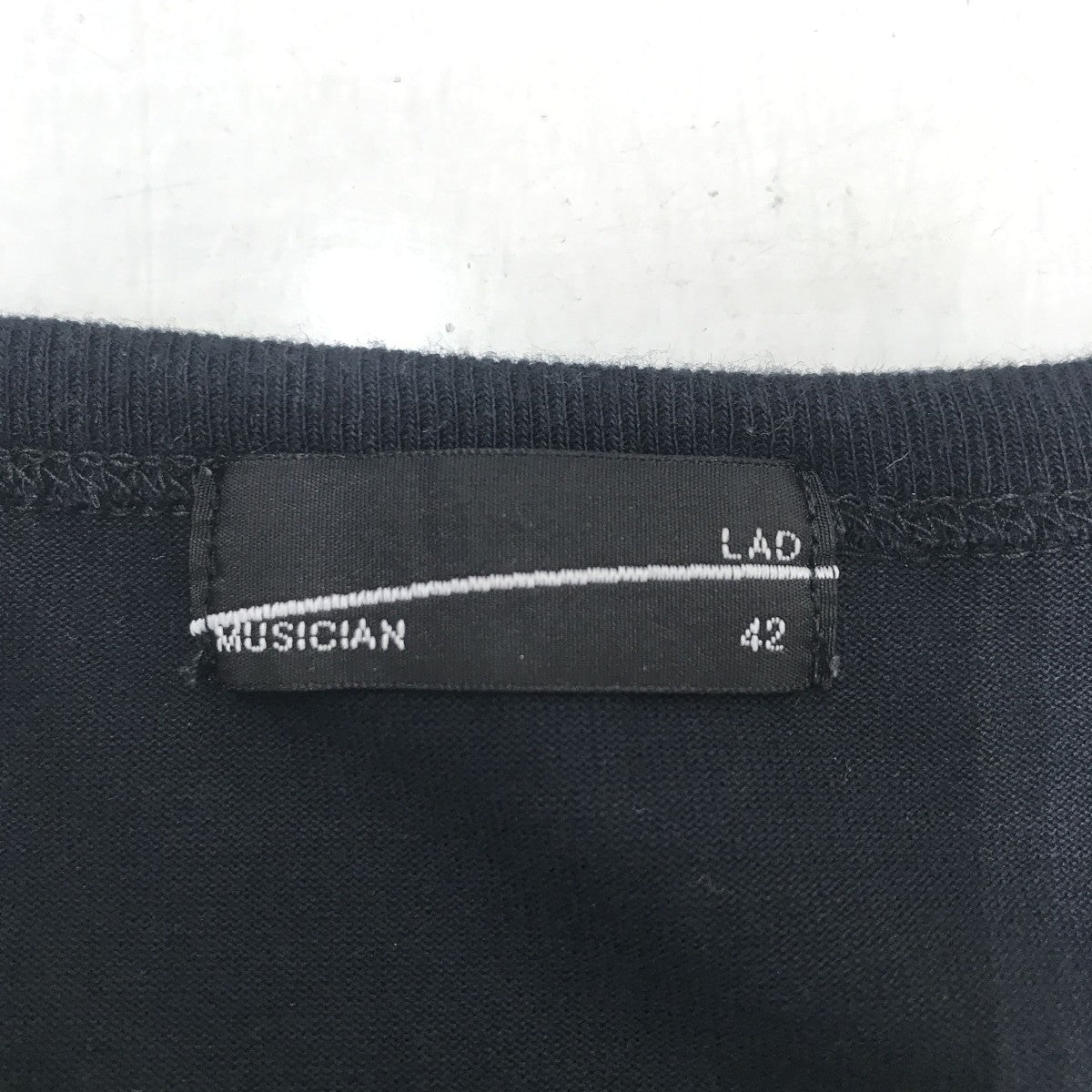 LAD MUSICIAN(ラッドミュージシャン) Tシャツ ブラック サイズ