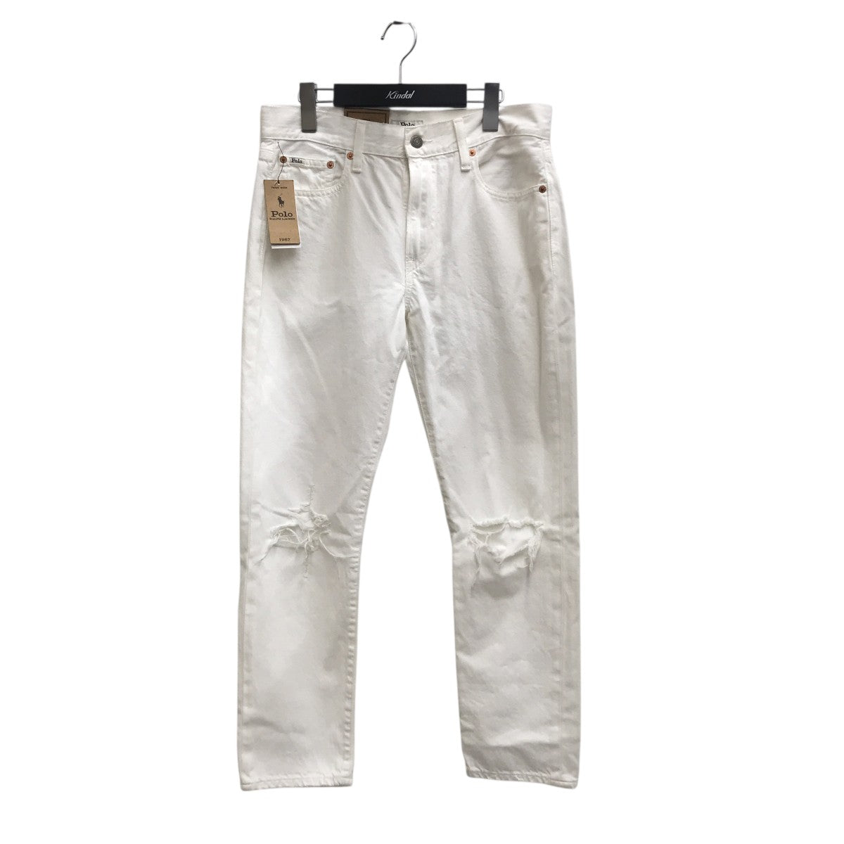 POLO RALPH LAUREN ダメージデニムパンツWMPODNMN9520004 古着・中古-1枚目のアイテム画像