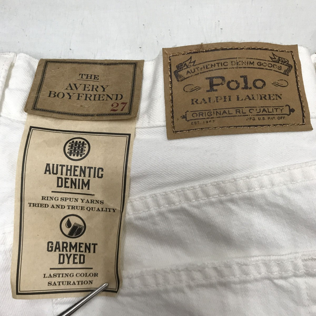 POLO RALPH LAUREN ダメージデニムパンツWMPODNMN9520004 古着・中古-5枚目のアイテム画像
