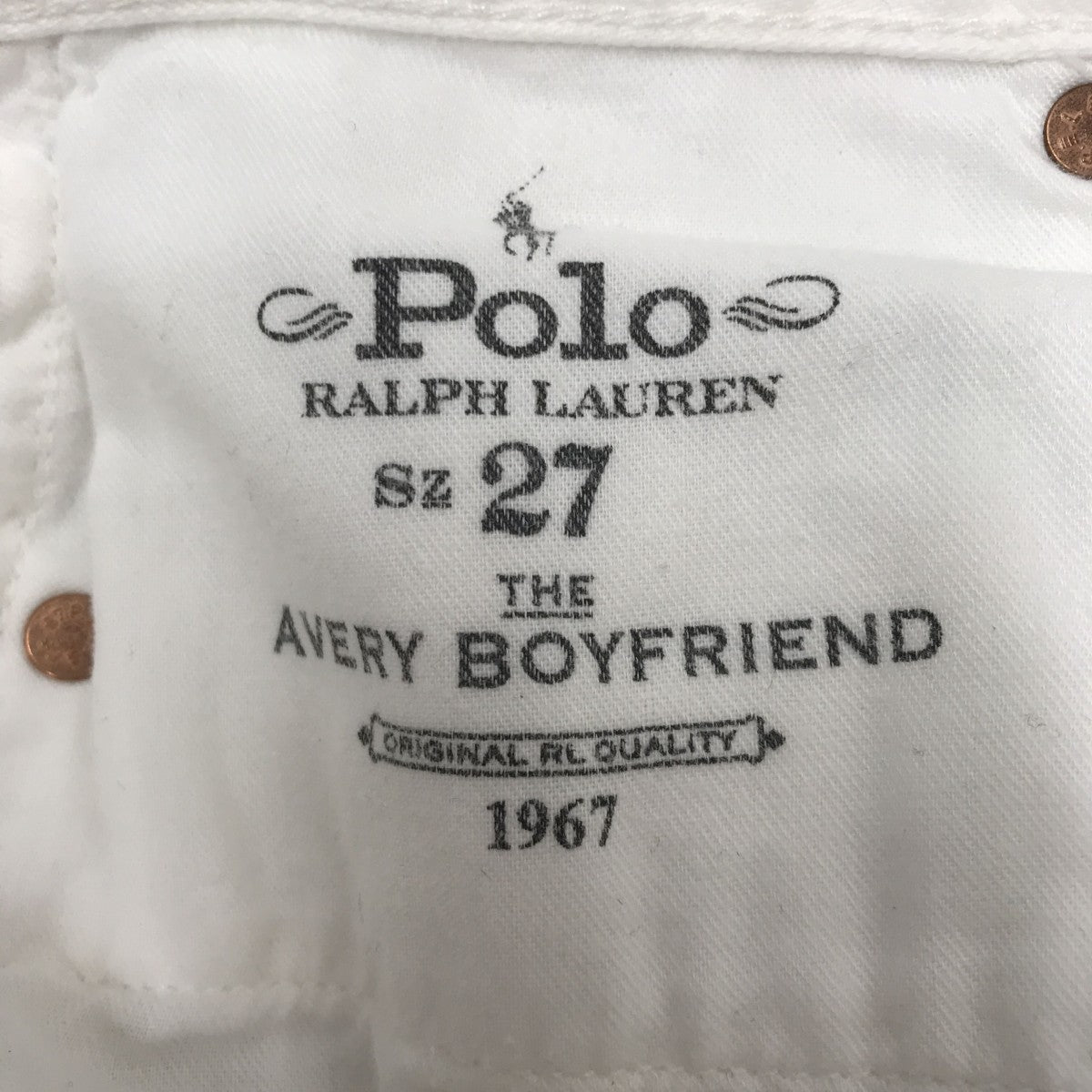 POLO RALPH LAUREN ダメージデニムパンツWMPODNMN9520004 古着・中古-9枚目のアイテム画像
