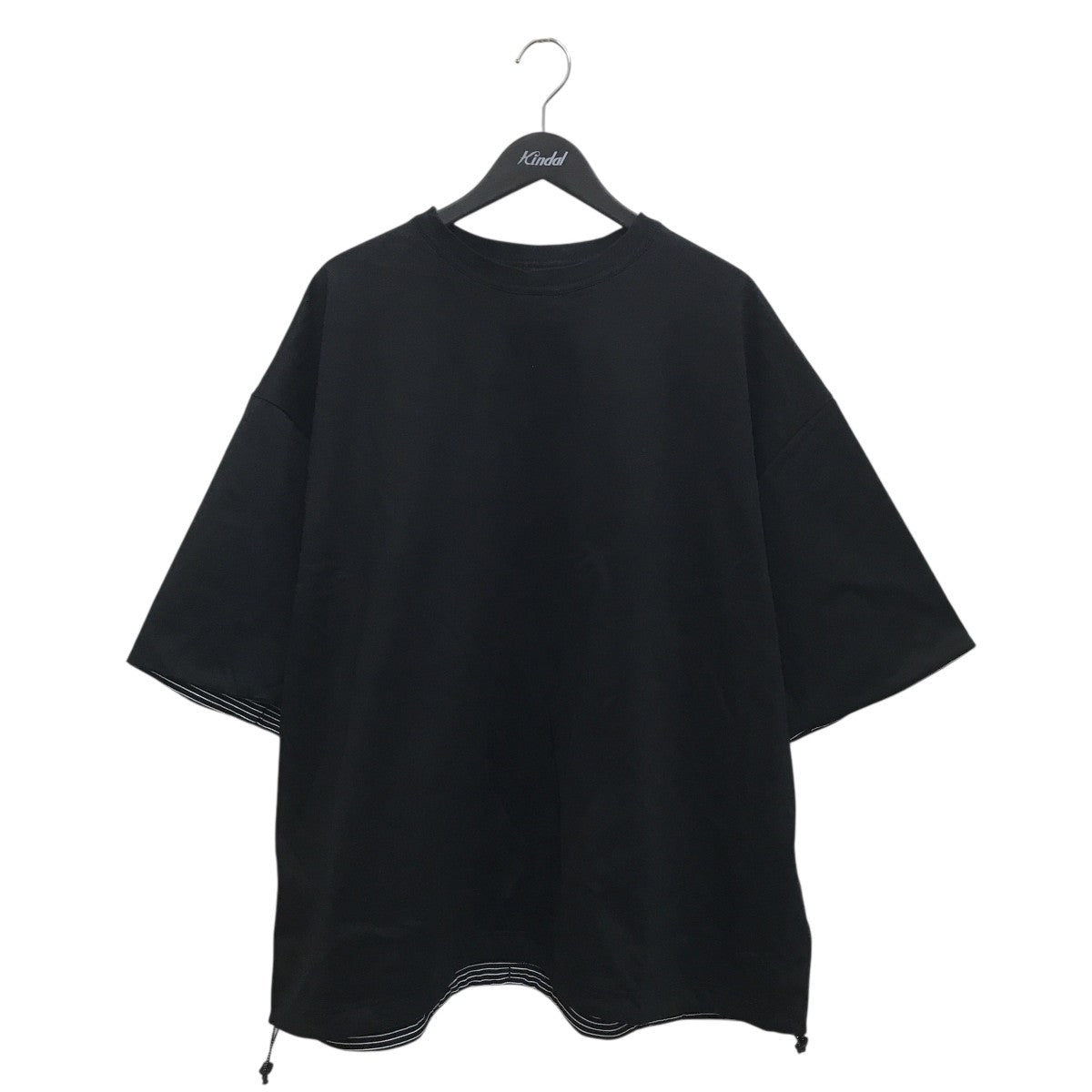 is-ness REVERSIBLE BALLOON BORDER T-SHIRT半袖カットソー 古着・中古-1枚目のアイテム画像