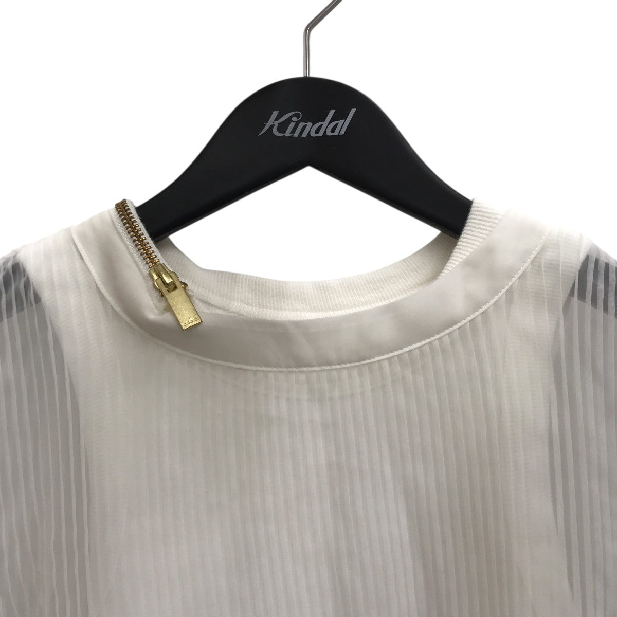 sacai Chiffon x Cotton Jerseyトップス20-04890 古着・中古-4枚目のアイテム画像