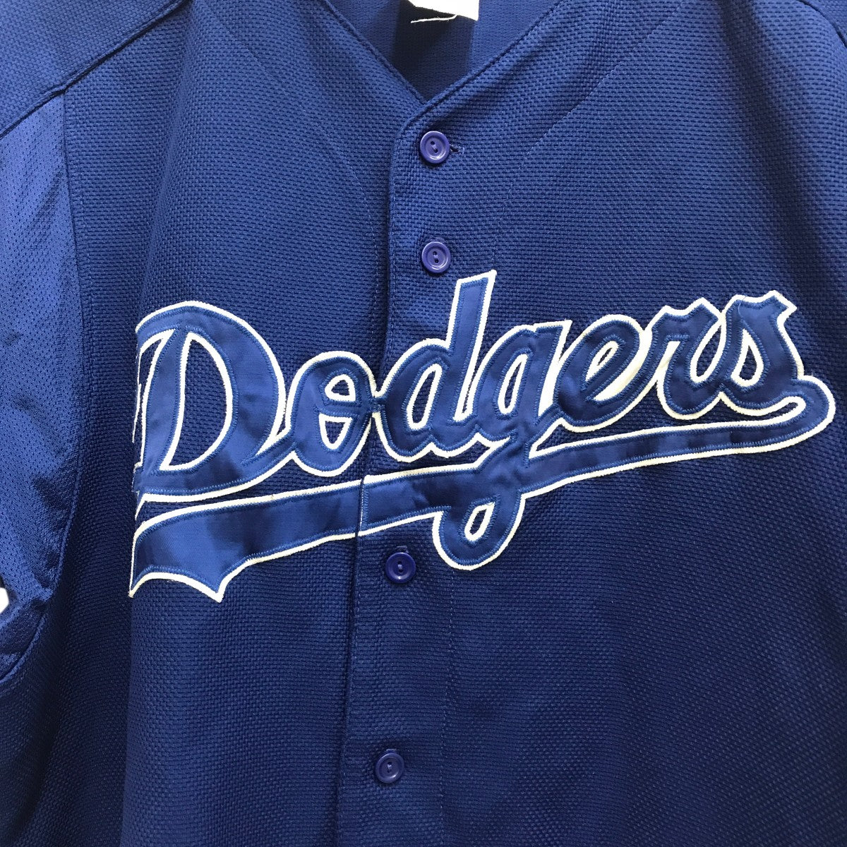 MLB Dodgers Majestic ネイビージャケット古着 MLB Dodgers Majestic ネイビージャケット古着