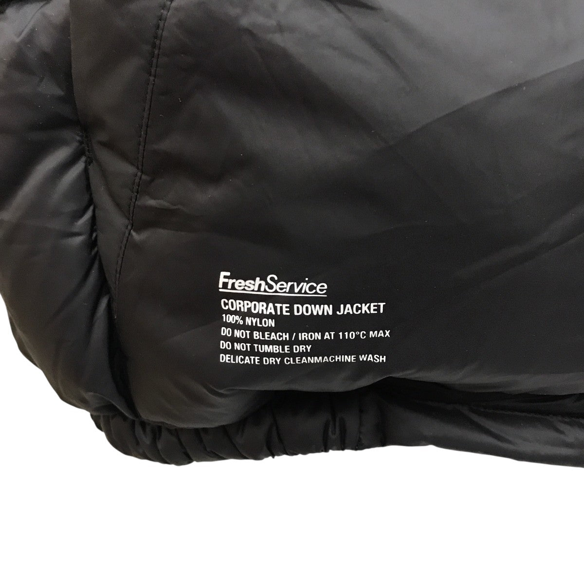 FreshService(フレッシュサービス) CORPORATE DOWN JACKET -BLK-ダウン