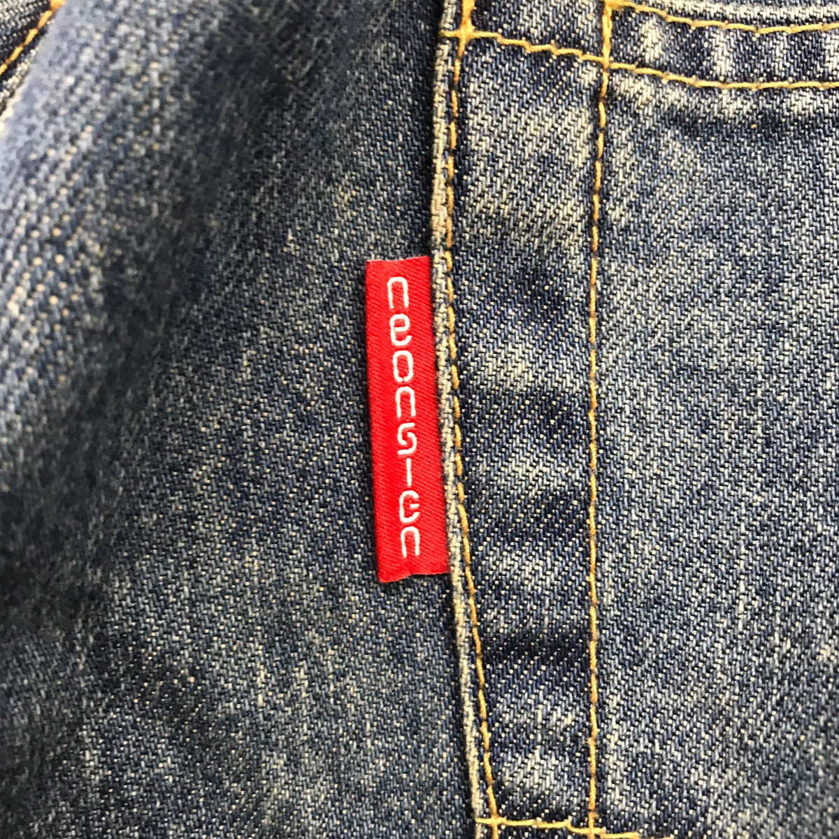 NEON SIGN(ネオンサイン) Wide denim slacks加工ワイドデニム