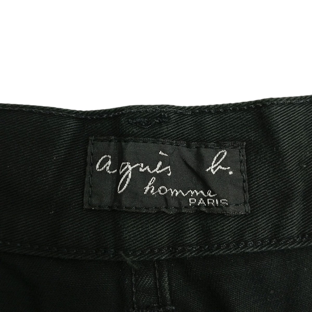 agnes b homme(アニエスベーオム) パンツ01013299 01013299 ブラック