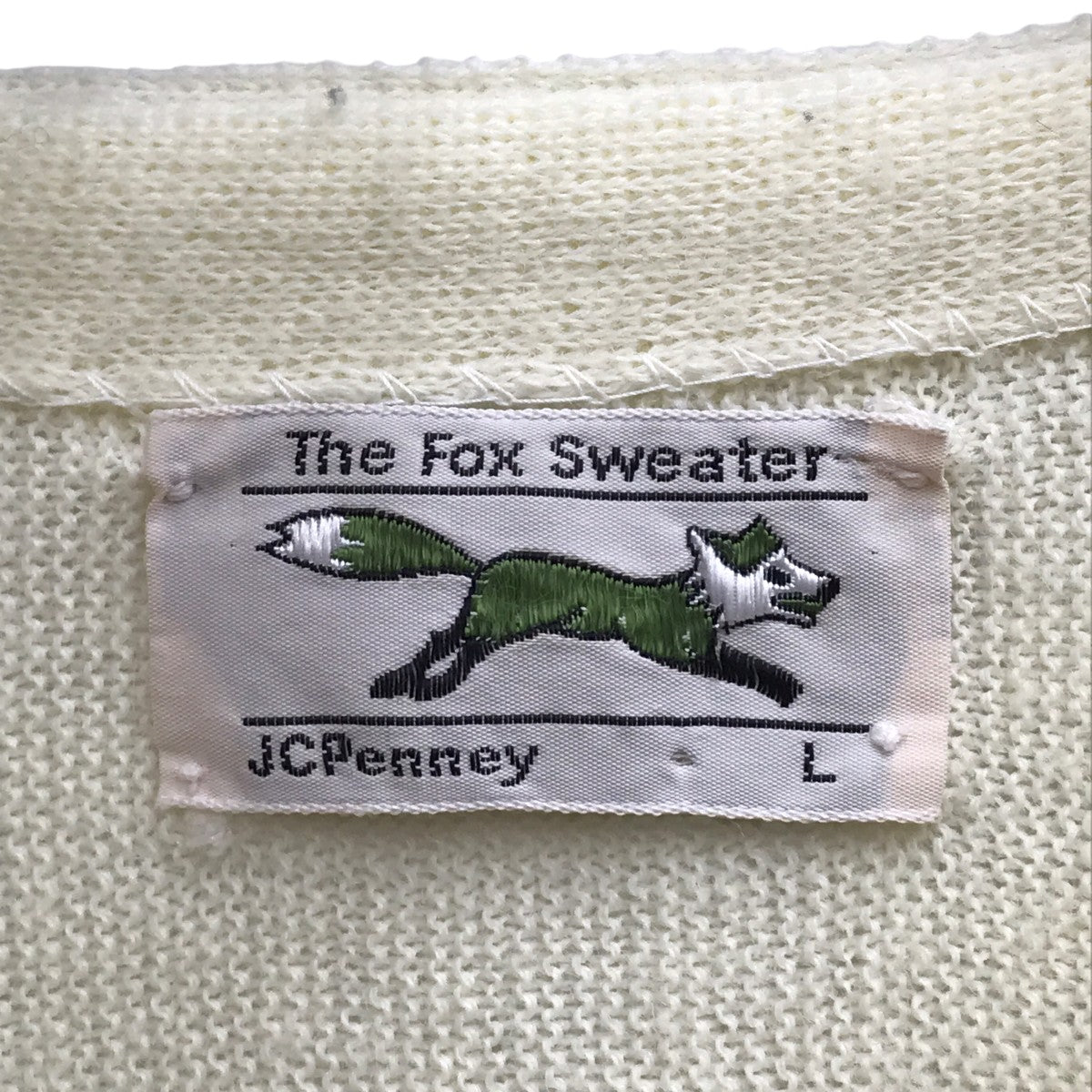 the fox sweaterカーディガン
