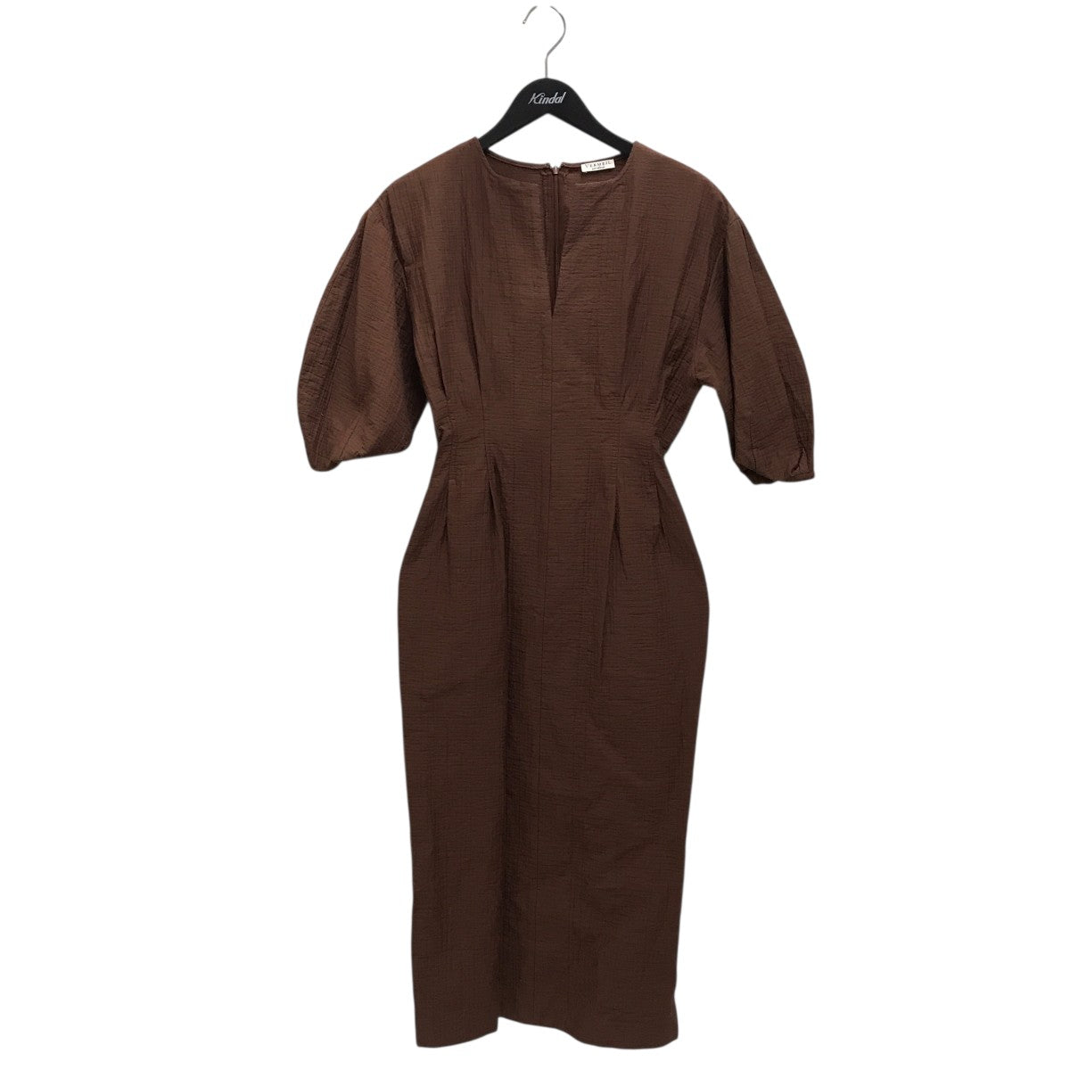 VERMEIL par ienaエアインダブルクロス ウエストシェイプワンピース 追加》P/Ryツイルウエストシェイプワンピース（ワンピース