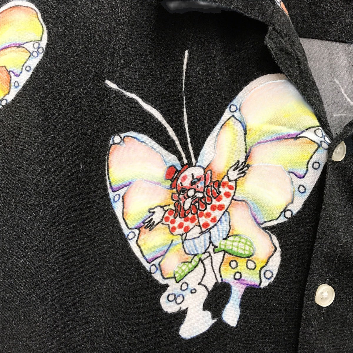 Supreme×MARK GONZALES 16SSGonz Butterfly Shirt半袖シャツ