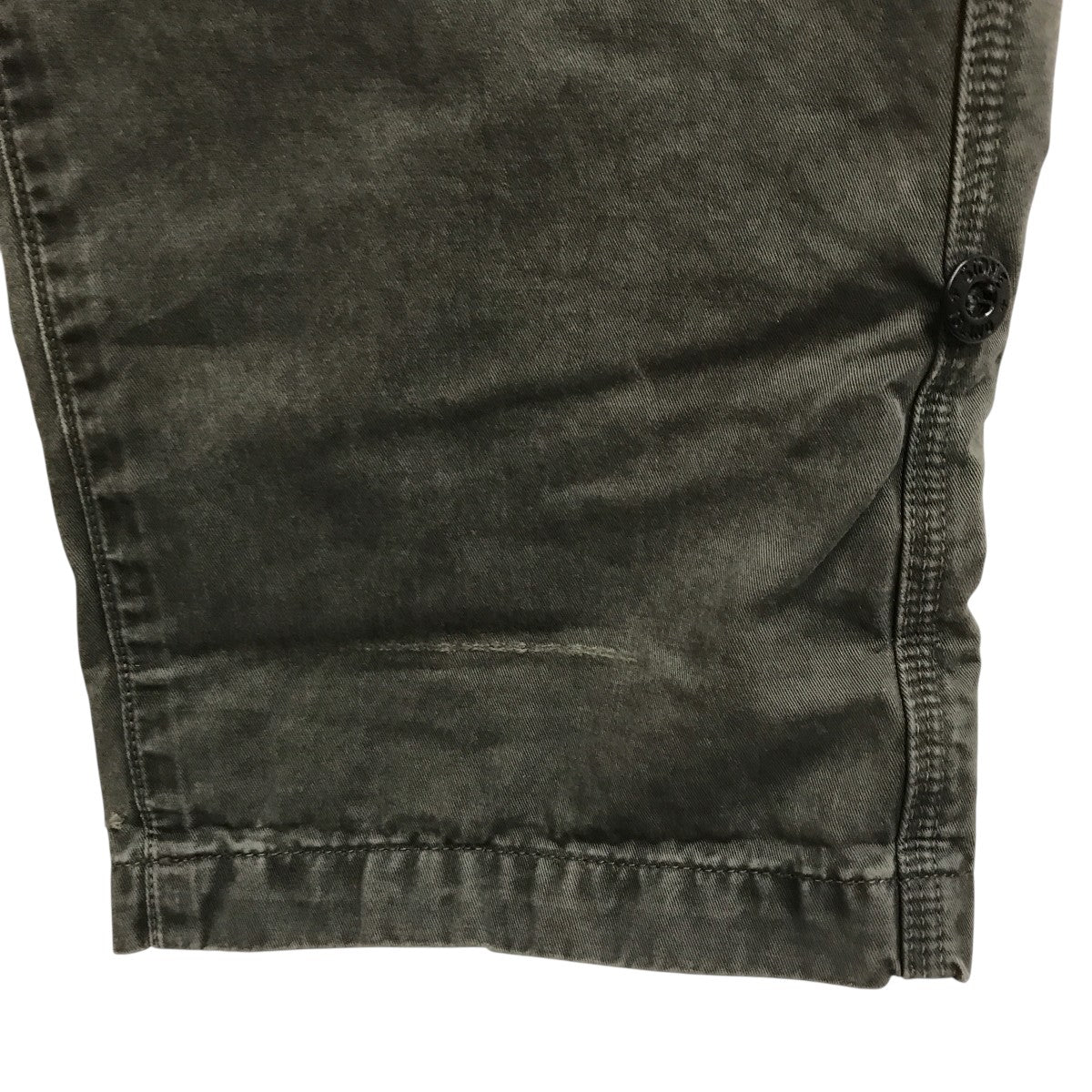 I*Y様 【stone 】カーゴパンツ　ガーメントダイ　W31 ブラ Stone Island ストーンアイランド ガーメンドダイ テーパード