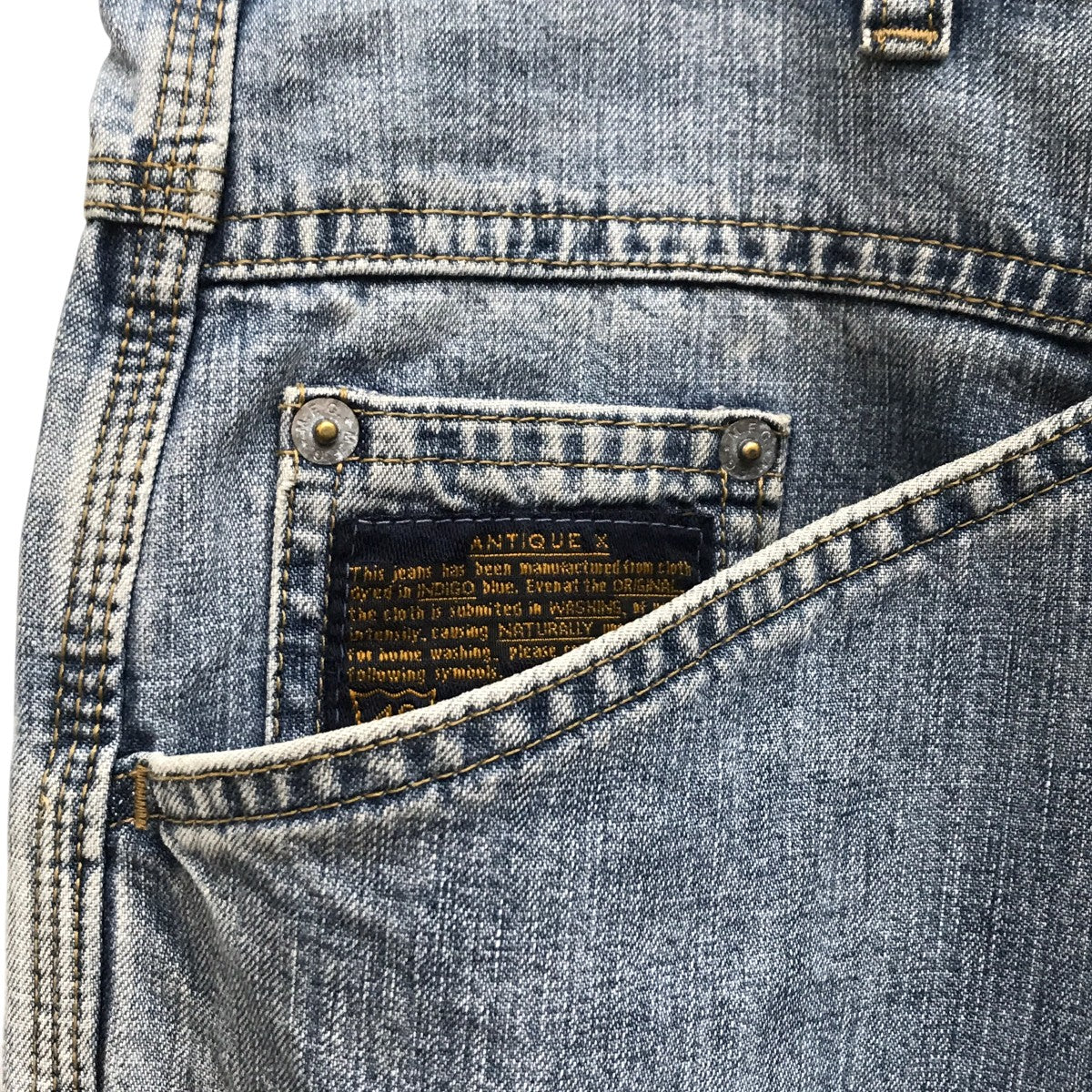 GIRBAUD デニムパンツ 古着・中古-5枚目のアイテム画像