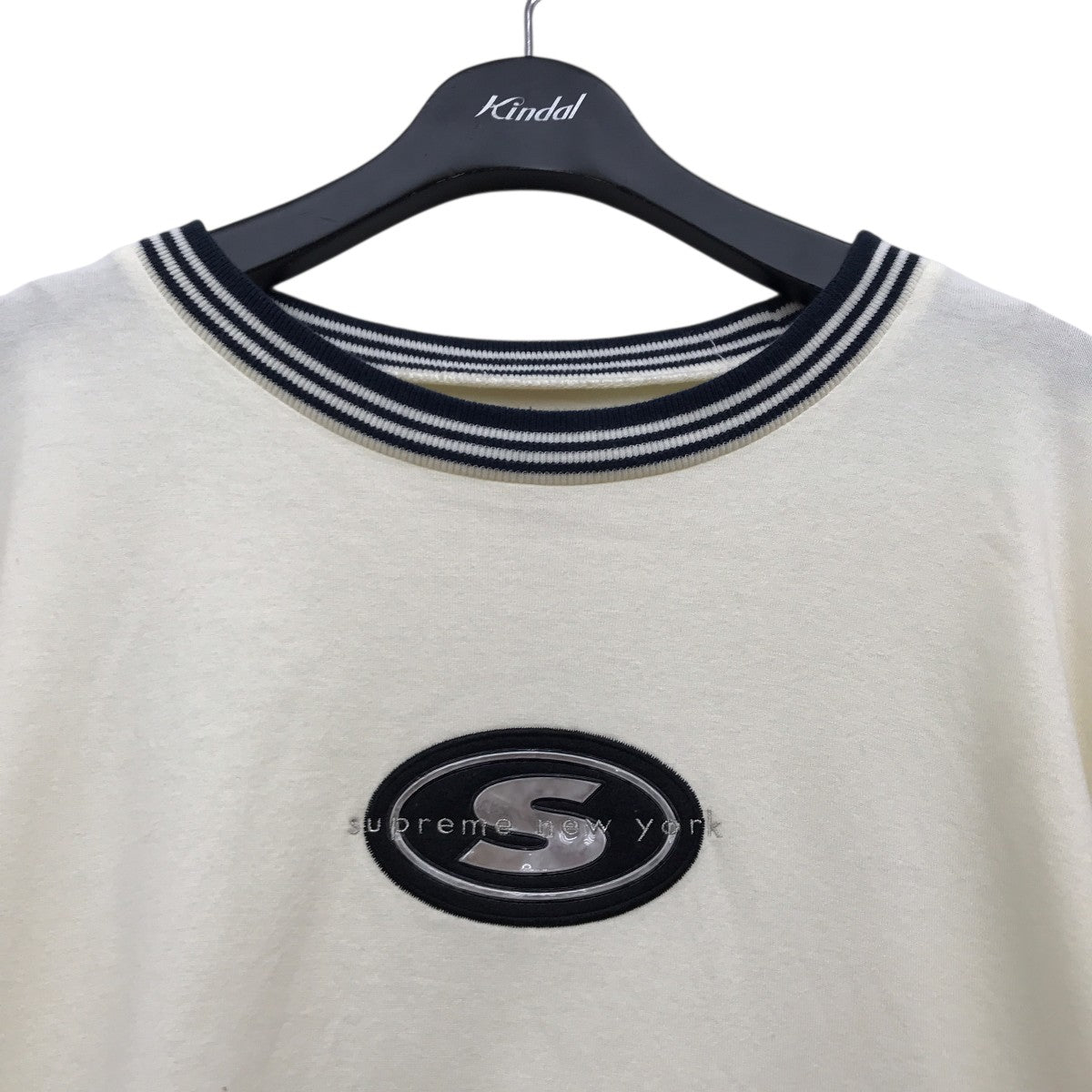 Supreme 18AWStriped Rib Logo L S Top長袖Tシャツ 古着・中古-5枚目のアイテム画像