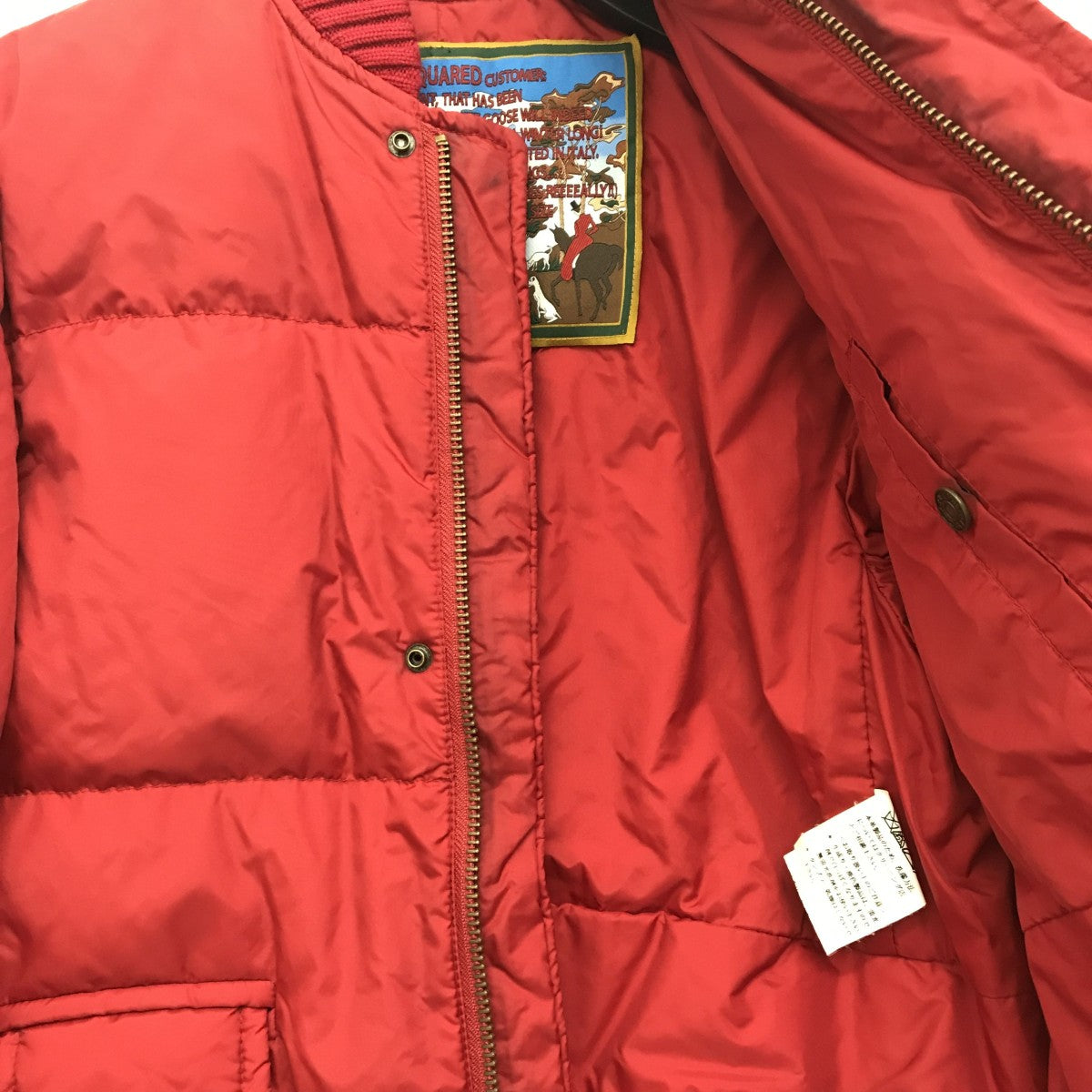 DSQUARED2(ディースクエアード) ダウンジャケット レッド｜【公式