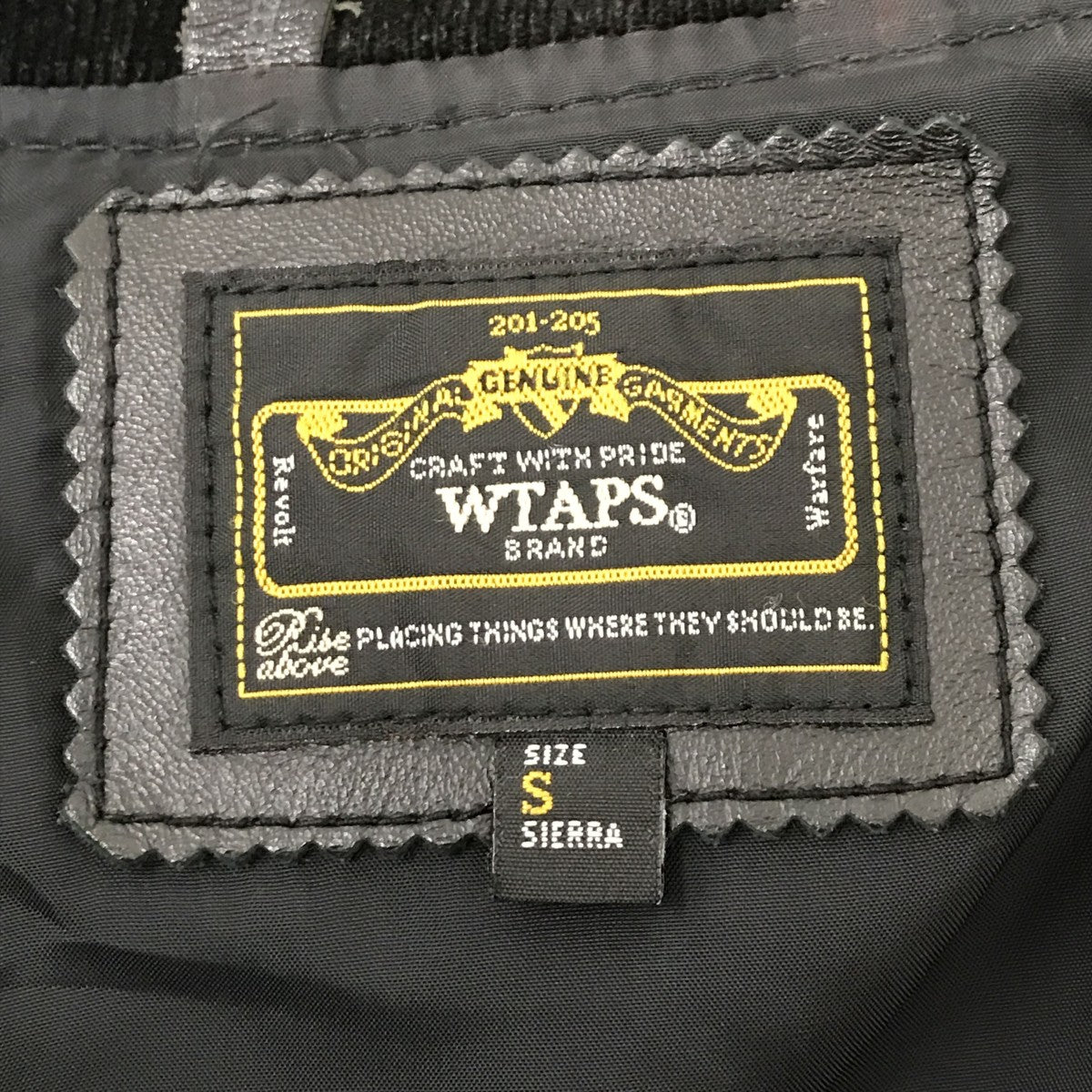 WTAPS M-3レザージャケットTSDT-JK-M05 古着・中古-4枚目のアイテム画像