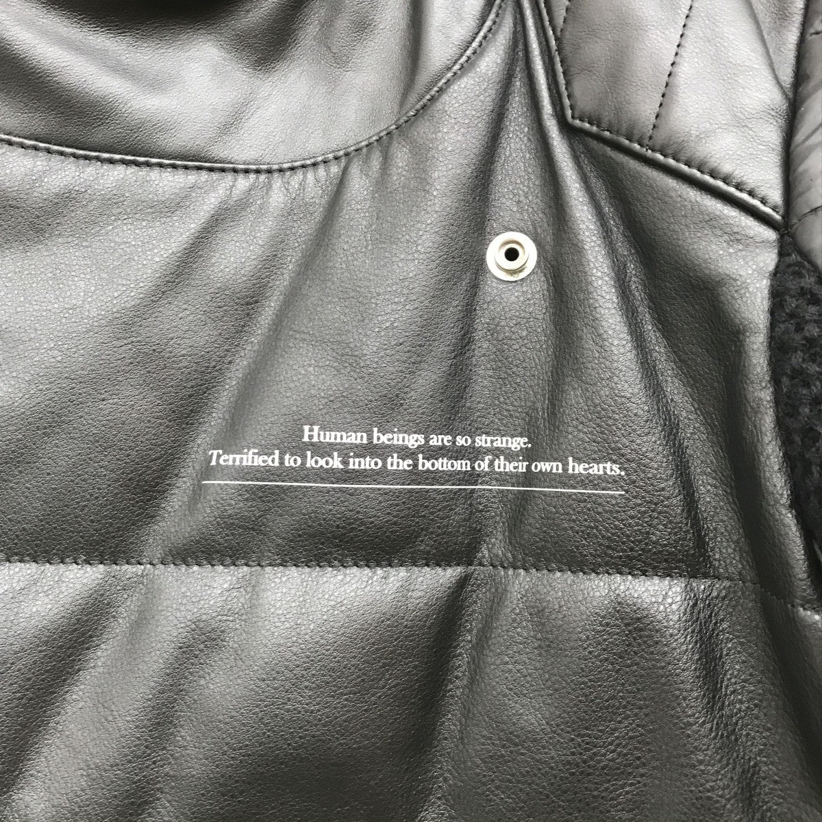 UNDERCOVER(アンダーカバー) 20AW袖切替 ライダースレザージャケット