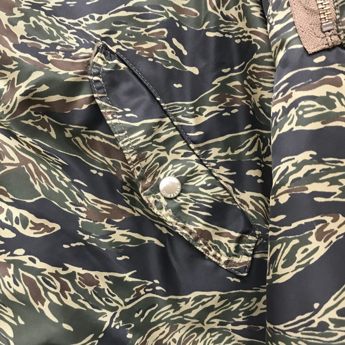 試着 ネイバーフッド × ヒステリックグラマー カモフラ ライダース ジャケット 試着 ネイバーフッド × ヒステリックグラマー カモフラ ライダース